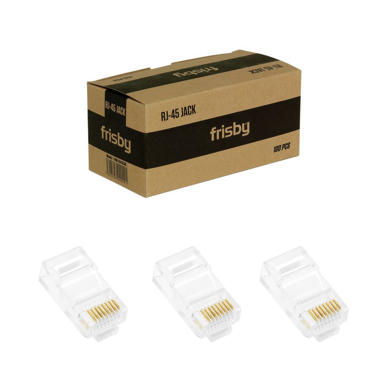 Frisby FNW-RJ4519N RJ45 UTP Konntektör [100'lü Paket]