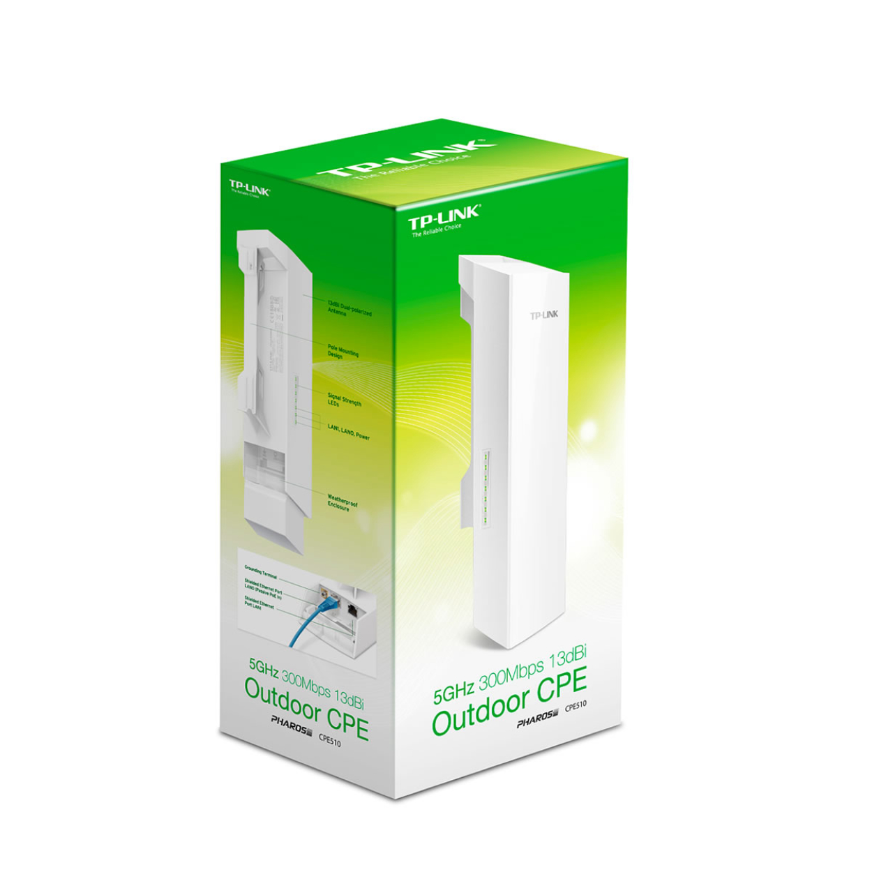 Tp-Link CPE510 300Mbps 1Port Kablosuz 13dBI Outdoor Access Point
