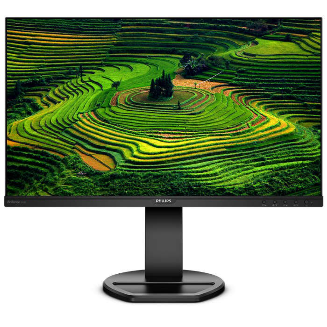 23.8" Philips 241B8QJEB/00 5ms 75Hz FHD HDMI DP DVI VGA MM Pivot Monitör