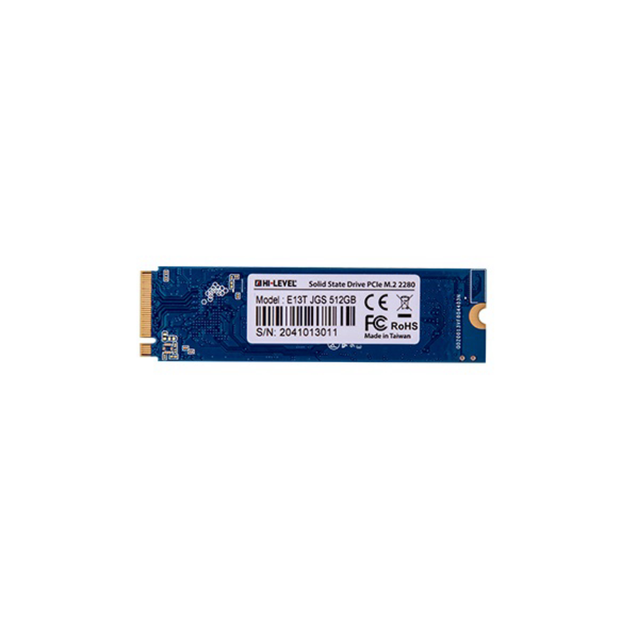 Hi-Level 512GB NVMe M2 Sata SSD 3300/3100 Mb/s (HLV-M2PCIESSD2280/512G)