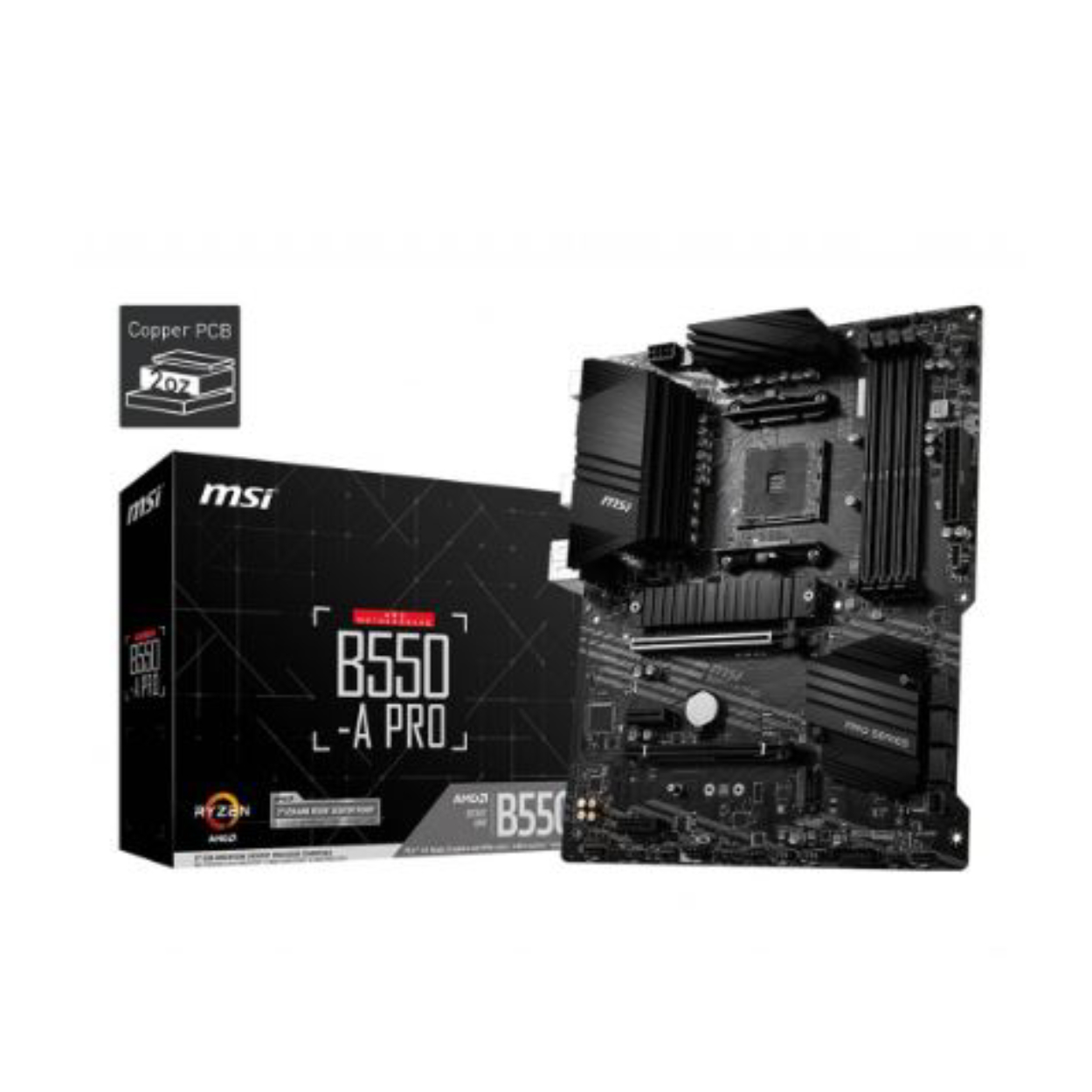 MSI B550-A PRO AM4 Ses+GLan DDR4 HDMI DP M2 USB3.2 ATX