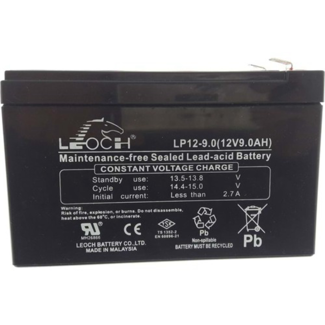 Inform Leoch 12V 9Ah Kuru Tip Akü (TSE belgeli) [850120009041]