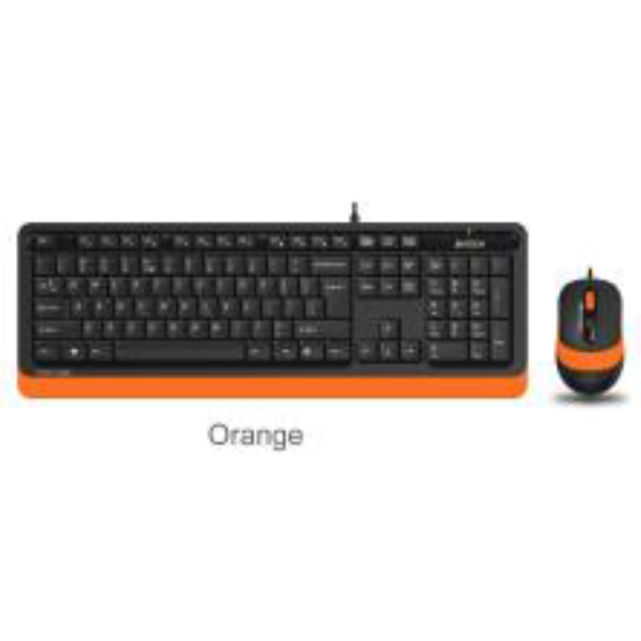 A4-Tech F1010 Q Usb Kablolu Turuncu Multimedya Mouse Set