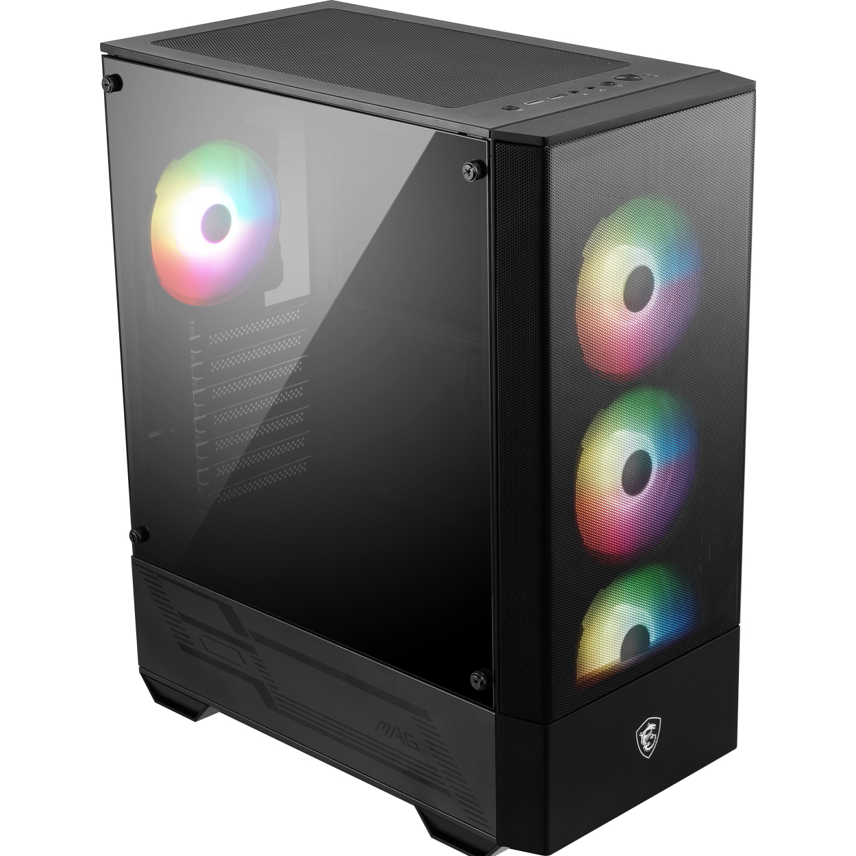 MSI MAG FORGE 112R 4x120mm ARGB Fan PSU Yok Mid-Tower Gaming Kasa