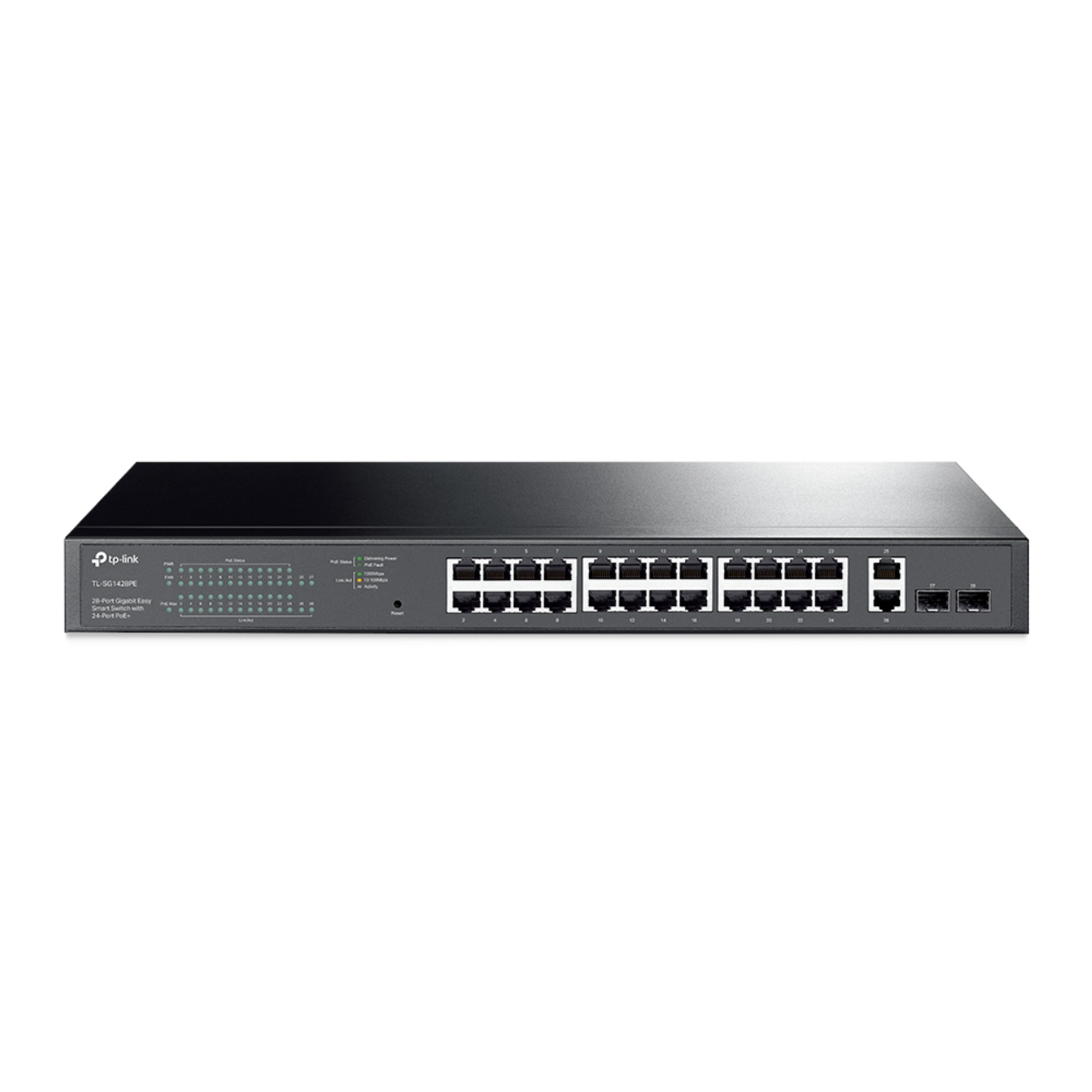Tp-Link 26Port TL-SG1428PE Gigabit 24Port PoE + 2SFP Yönetilebilir Switch