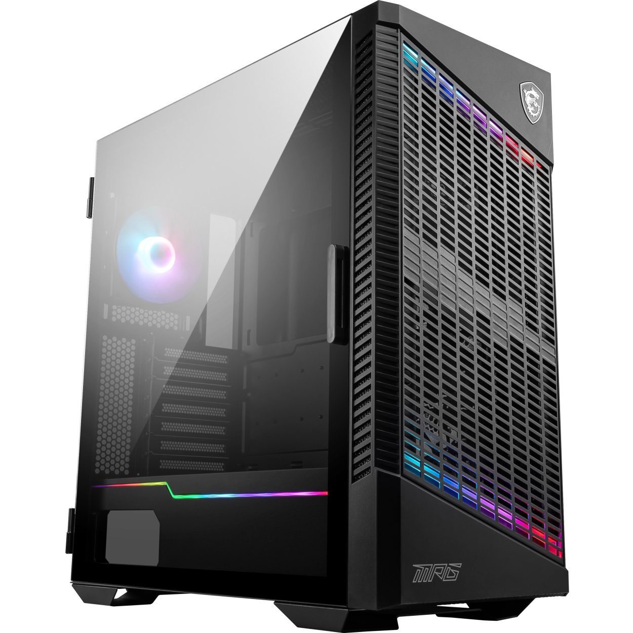 MSI MPG VELOX 100P AirFlowTemperli Cam 1xARGB Fan 5x120mm ATX Gaming Kasa
