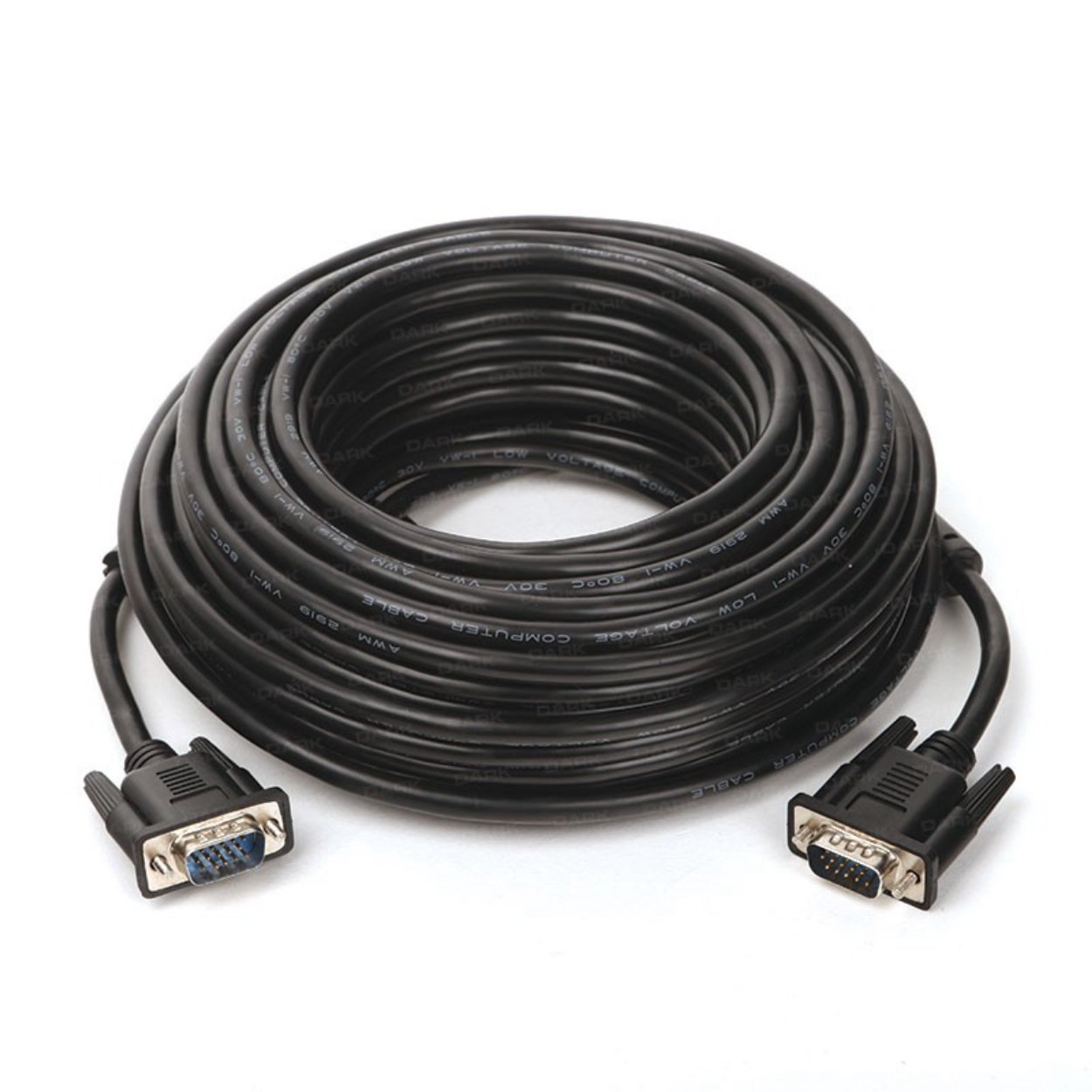 Dark 20 Metre VGA Kablosu Erkek/Erkek [DK-CB-VGAL2000] (BLK)
