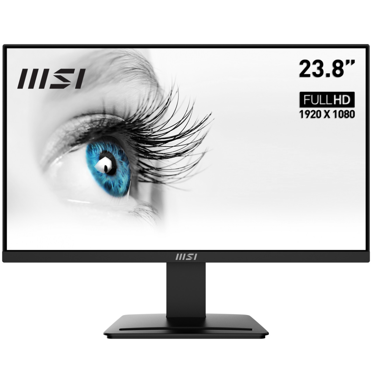 23.8" MSI PRO MP2412 1ms 100Hz FHD HDMI DP Siyah Flat Monitör