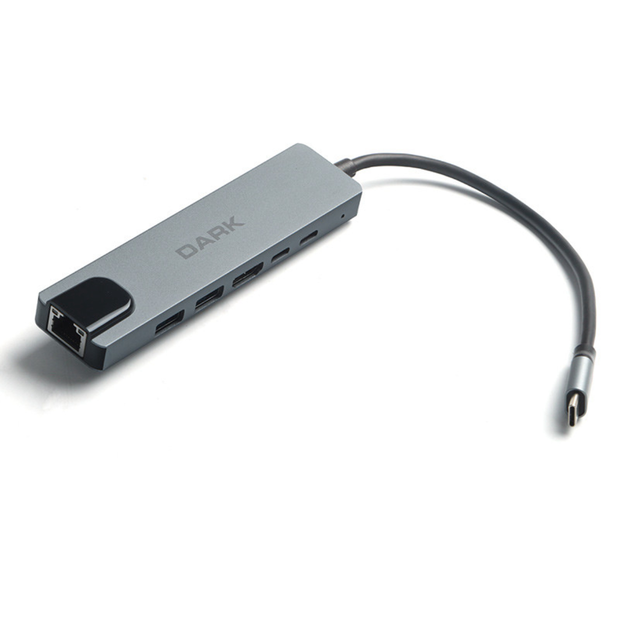 Dark USB 3.2 Gen 1 Type-C to Ethernet/HDMI/USB 3.0/ PD Çevirici[DK-AC-U31X47