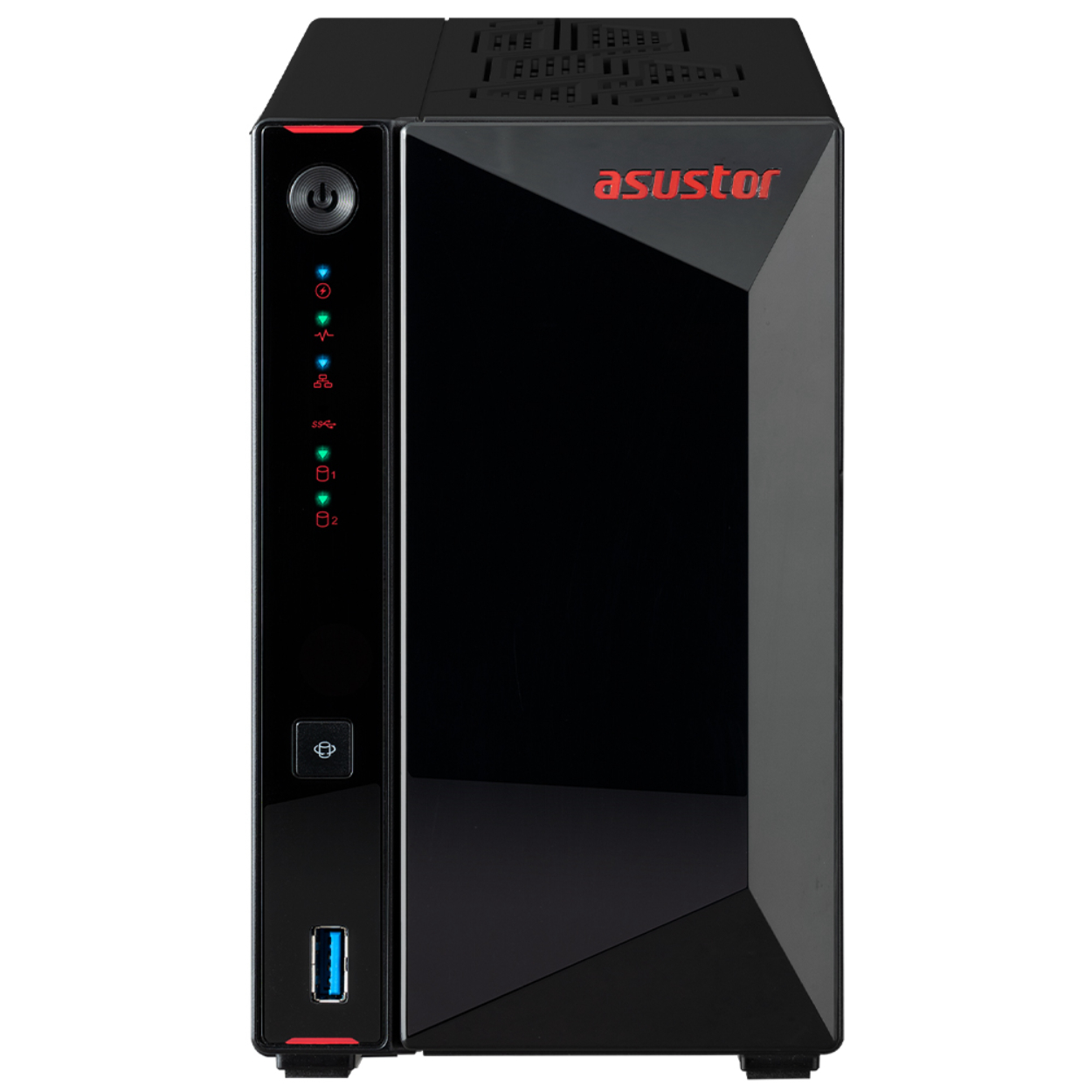 Asustor AS5402T 2xDisk (2x22TB'a Kadar) 4GB DDR4 2x2.5GbE Nas Yedekleme Ünitesi