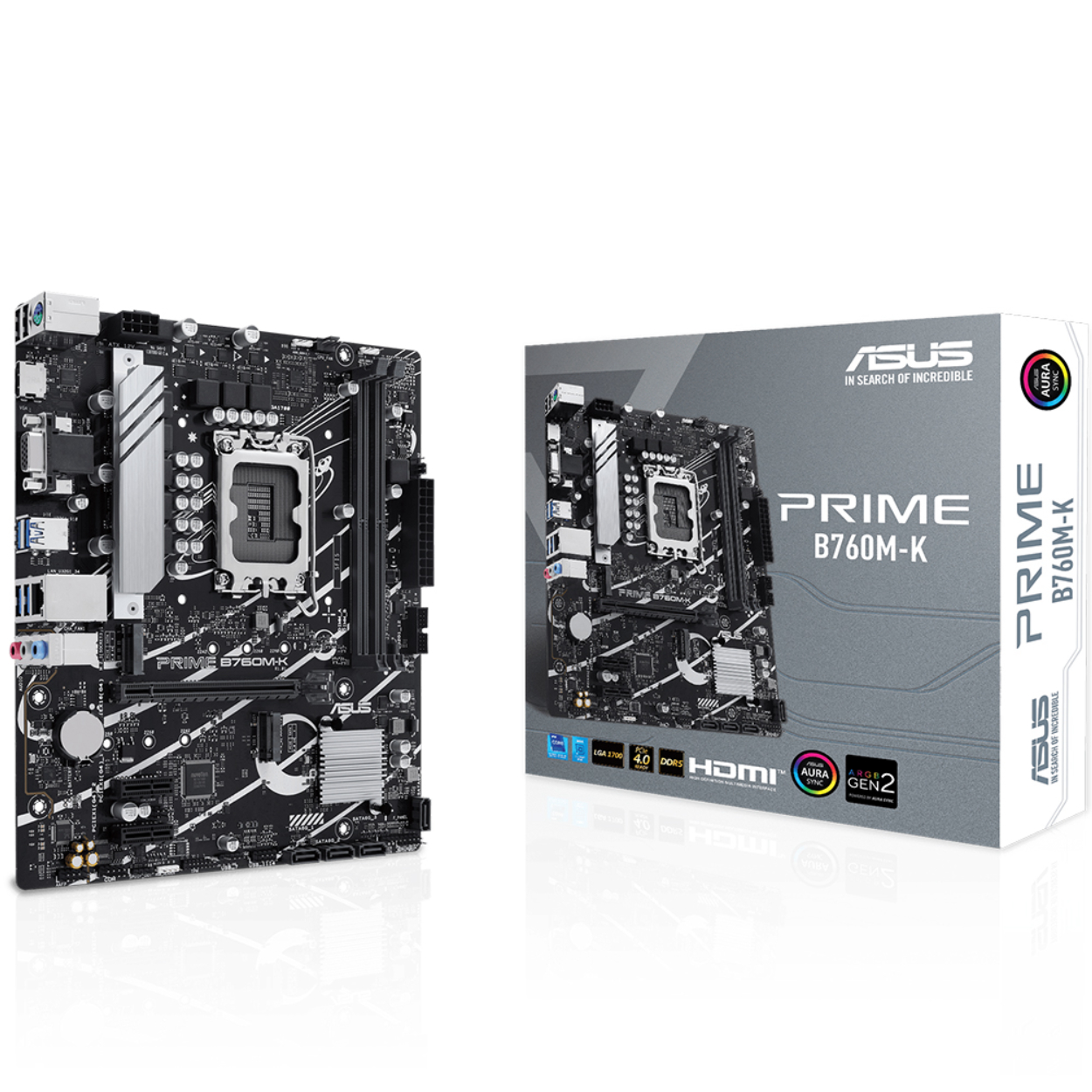 Asus PRIME B760M-K DDR5 1700P 8000(OC) HDMI VGA M.2 RGB MATX