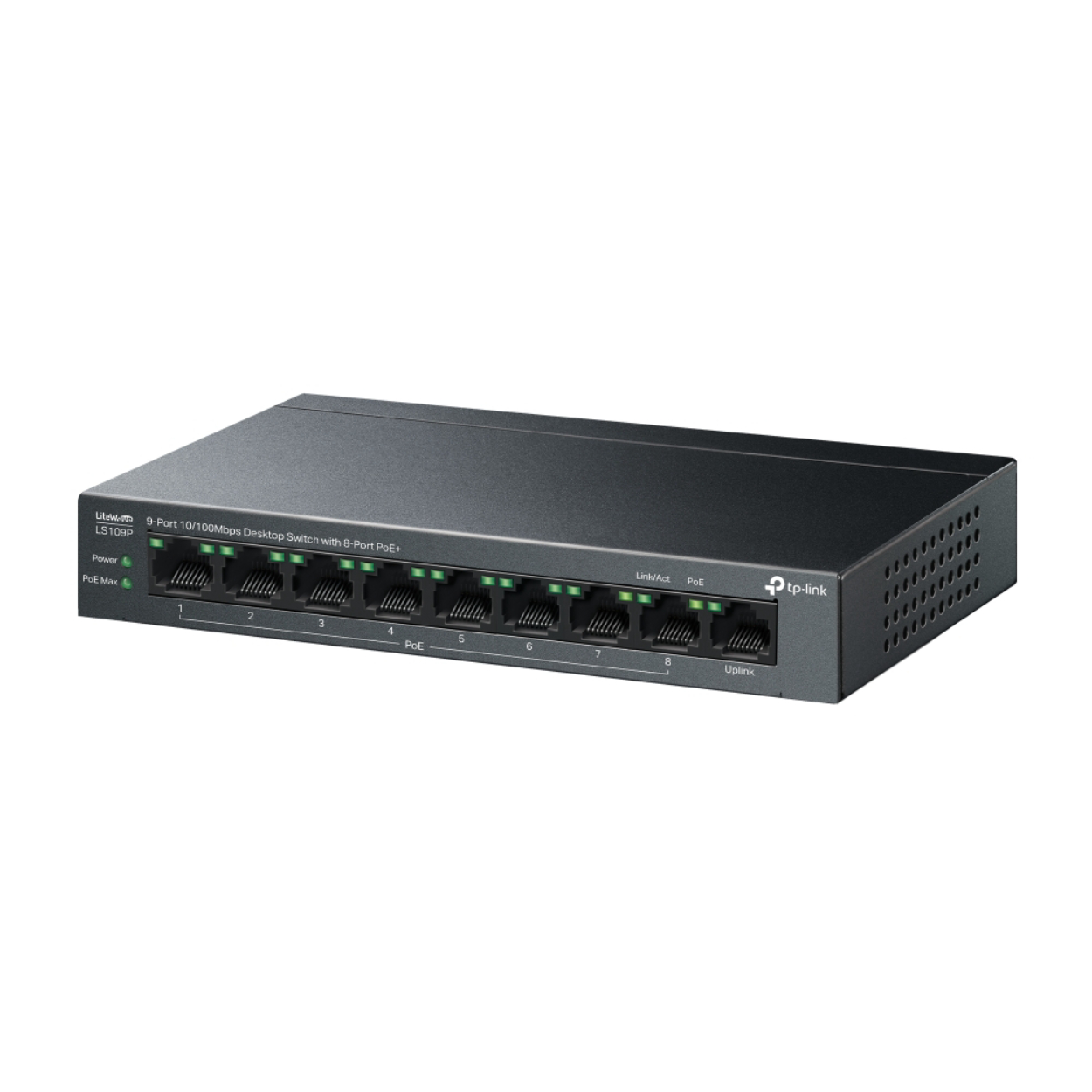 Tp-Link 9Port LS109P 10/100Mbps 8xPoE Desktop Switch