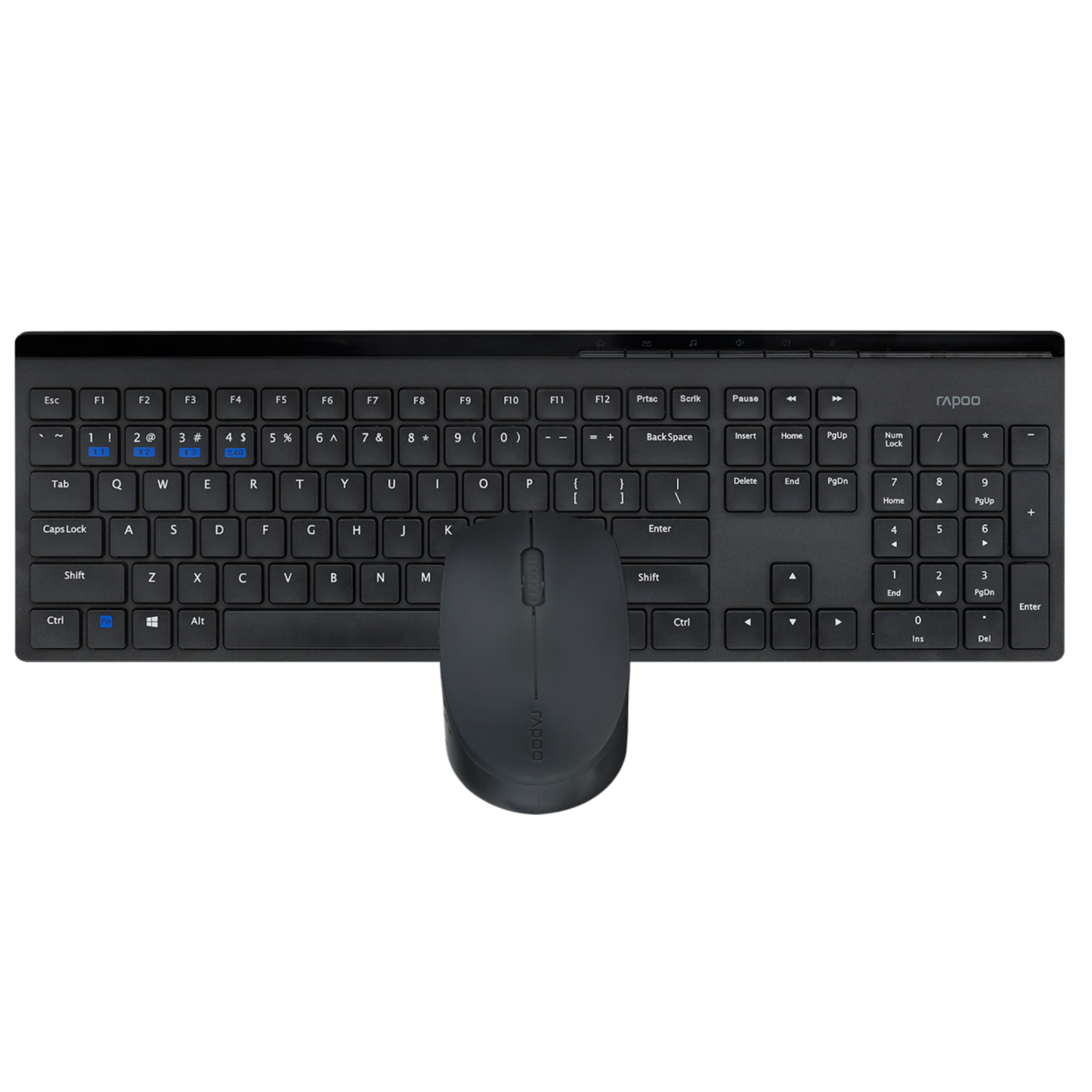 Rapoo 8110M 1300DPI Wireless Q Klavye Kablosuz Mouse Set