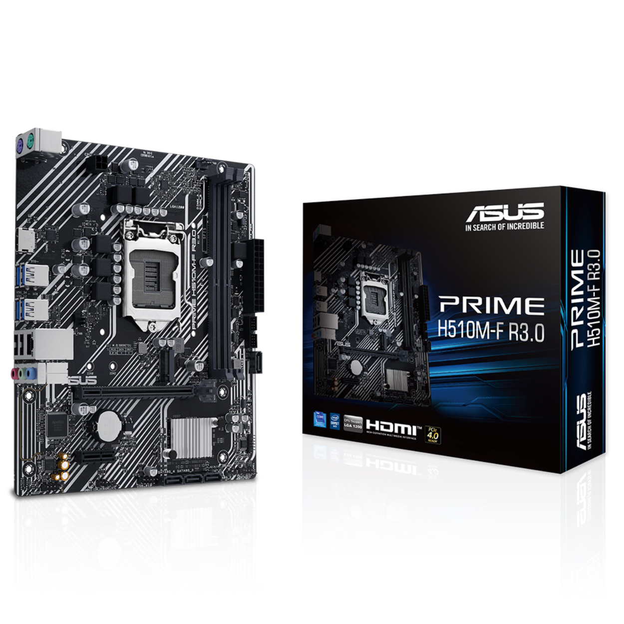 Asus PRIME H510M-F R3.0 1200P DDR4 3200 HDMI M2 USB3.2 mATX (10-11 nesil)