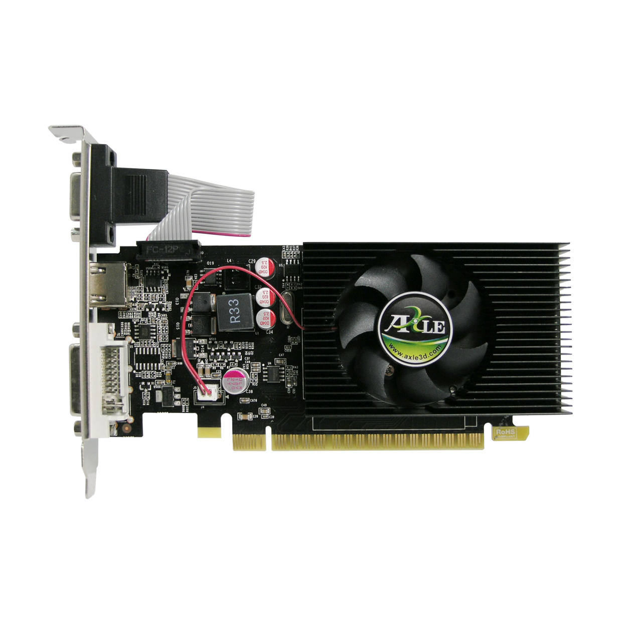 Axle 4G GT730 GDDR3 128Bit HDMI VGA DVI [AX-GT730/4GD3P8CDIL]