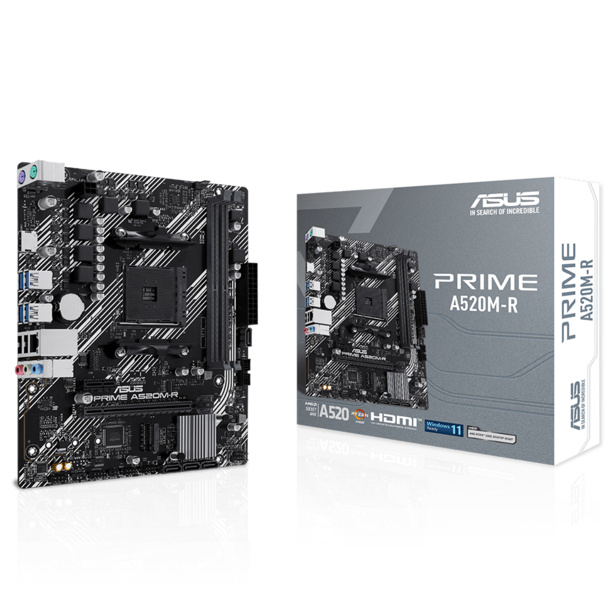 Asus PRIME A520M-R AM4 DDR4 5100 HDMI M2 USB3.2 mATX