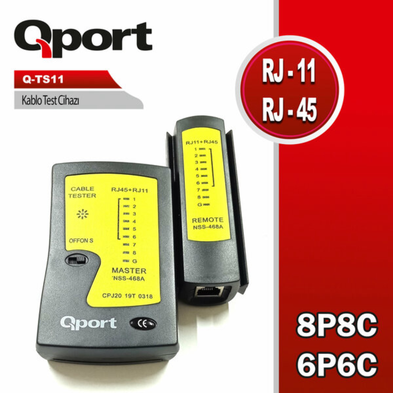 Qport Kablo Test Cihazı (Q-TS11)