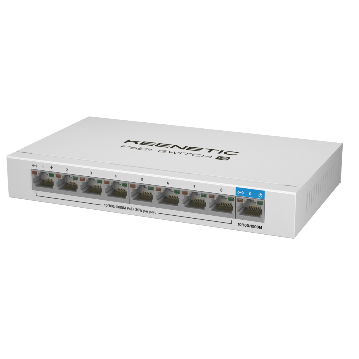 Keenetic KN-4710-01-EU 9 Port Gigabit 8xPoE Yönetilemez Switch