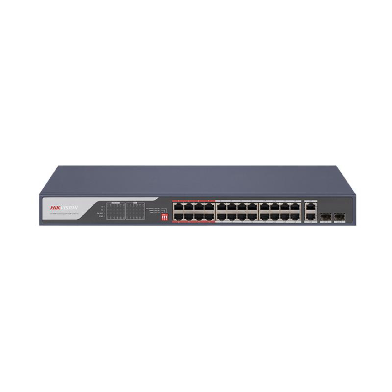 Hikvision DS-3E0326P-E(C) 24Port 10/100 Yönetilemez PoE 370W Switch