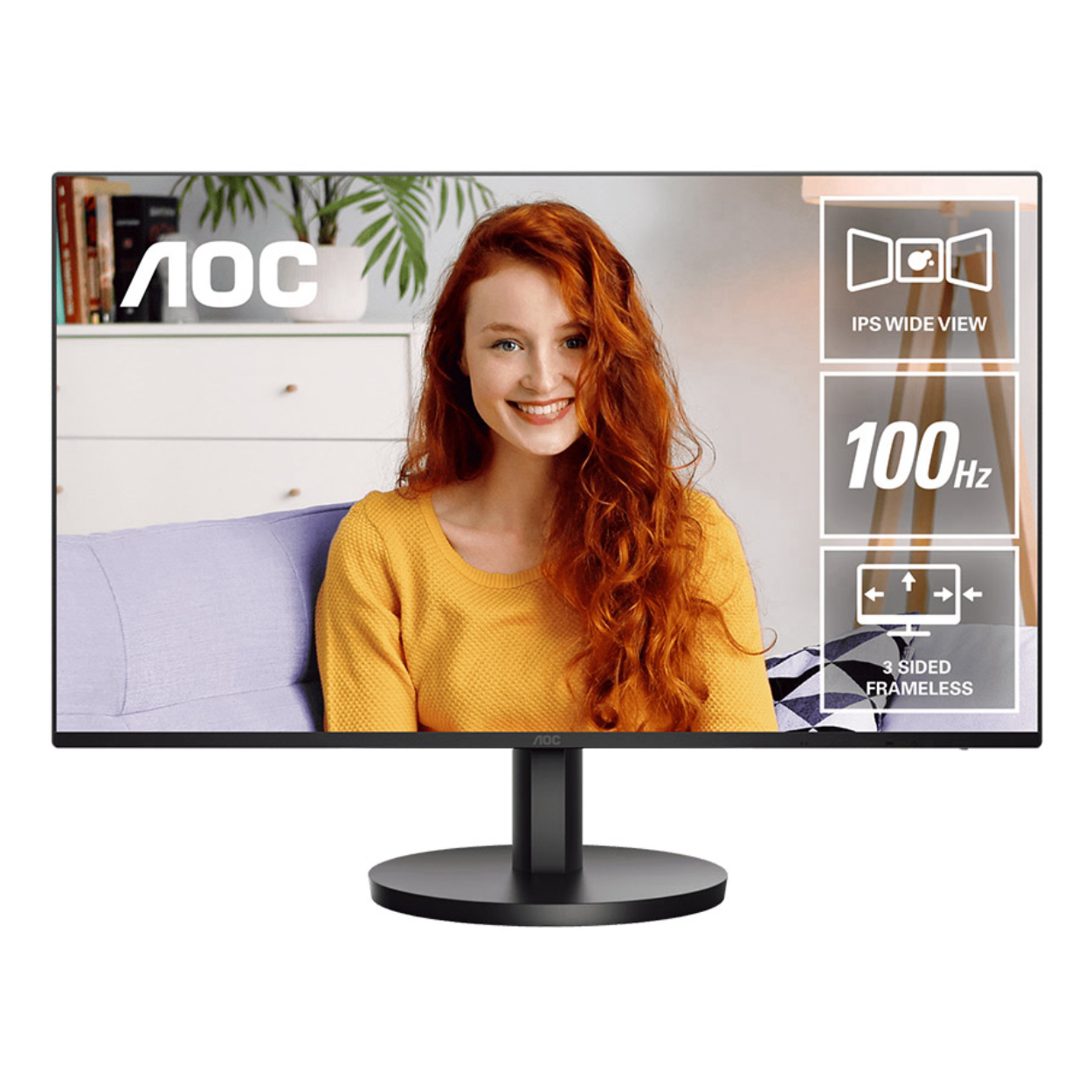 23.8" AOC 24B3HA2 1Ms 100Hz IPS HDMI DP MM Vesa Monitör
