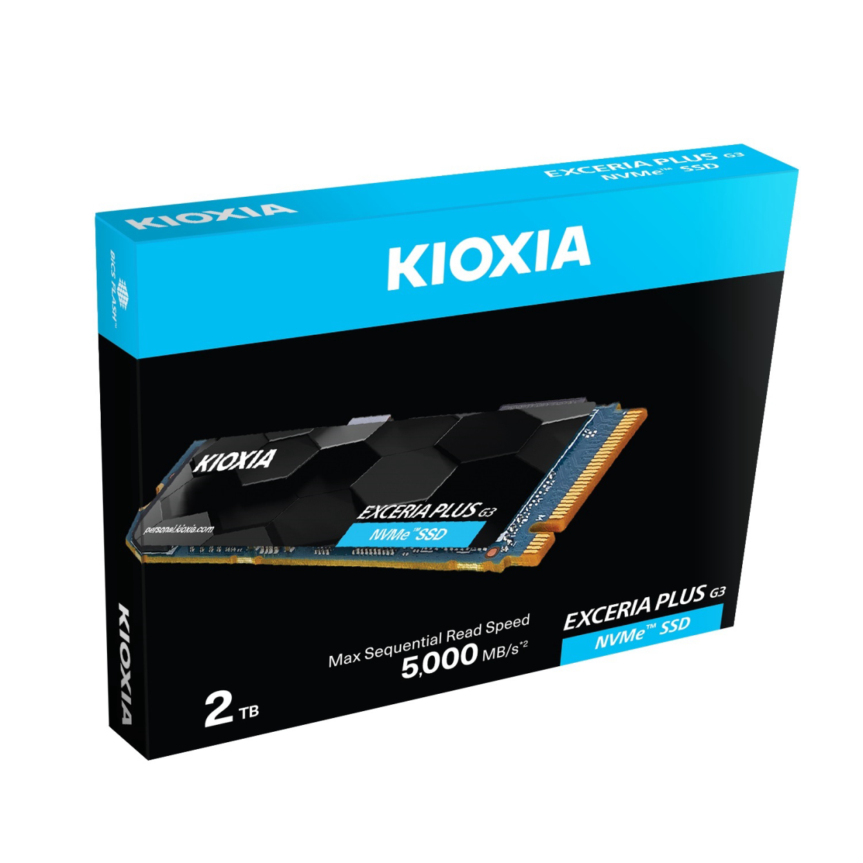 Kioxia Exceria Plus 2TB M2 NVMe 5000/3900 MB/sn (LSD10Z002TG8)