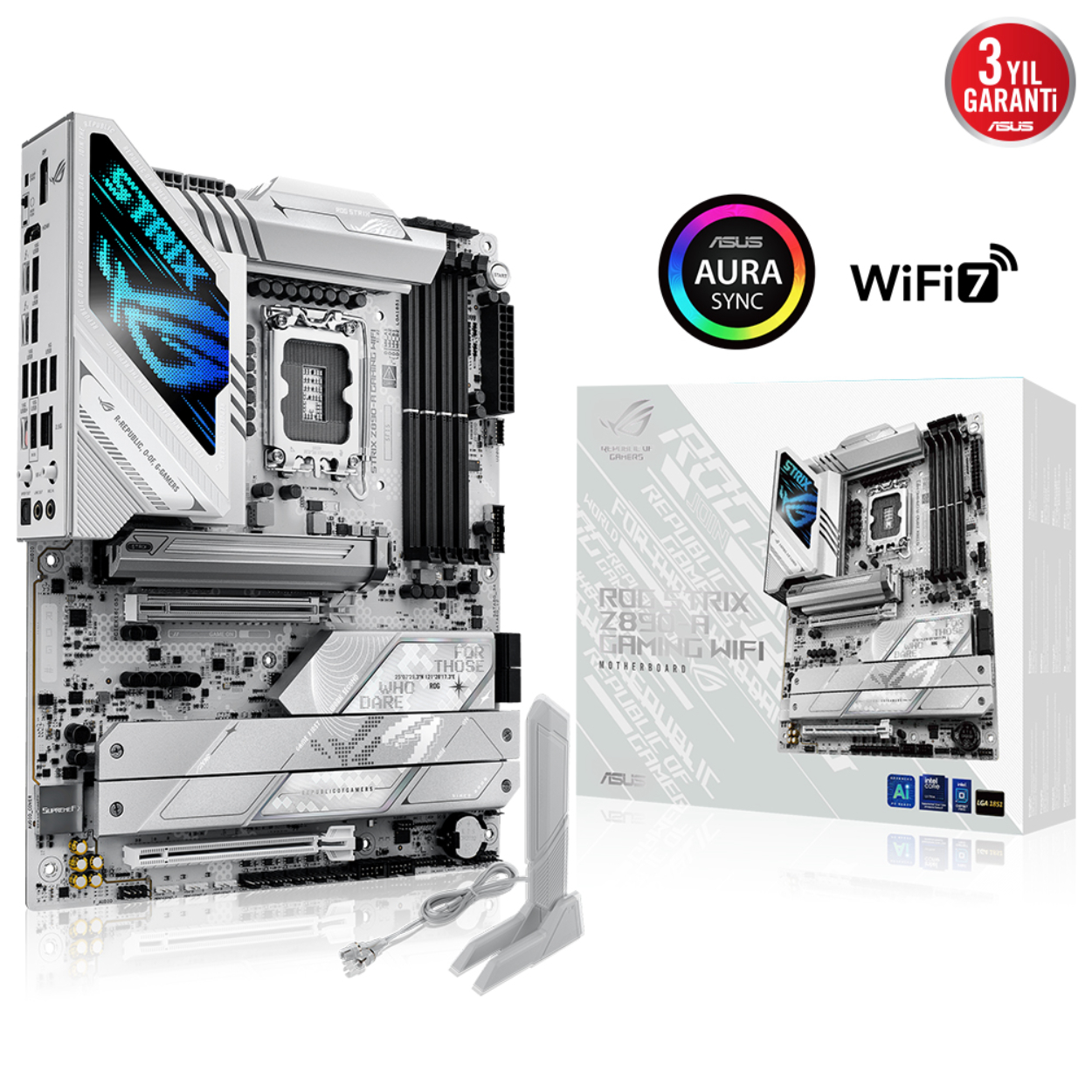 Asus ROG STRIX Z890-A GAMING WIFI 1851P DDR5 9066 2xUSB4 5xM2 HDMI DP Wifi7 BT