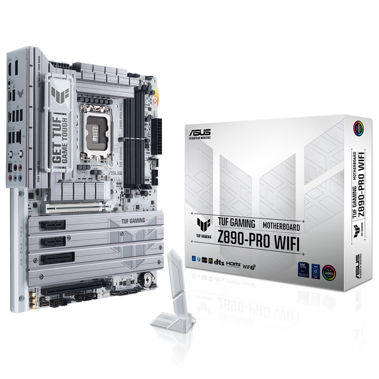 Asus TUF GAMING Z890-PRO WIFI 1851P DDR5 9066 2xUSB4 4xM2 HDMI DP Wifi7 BT ATX