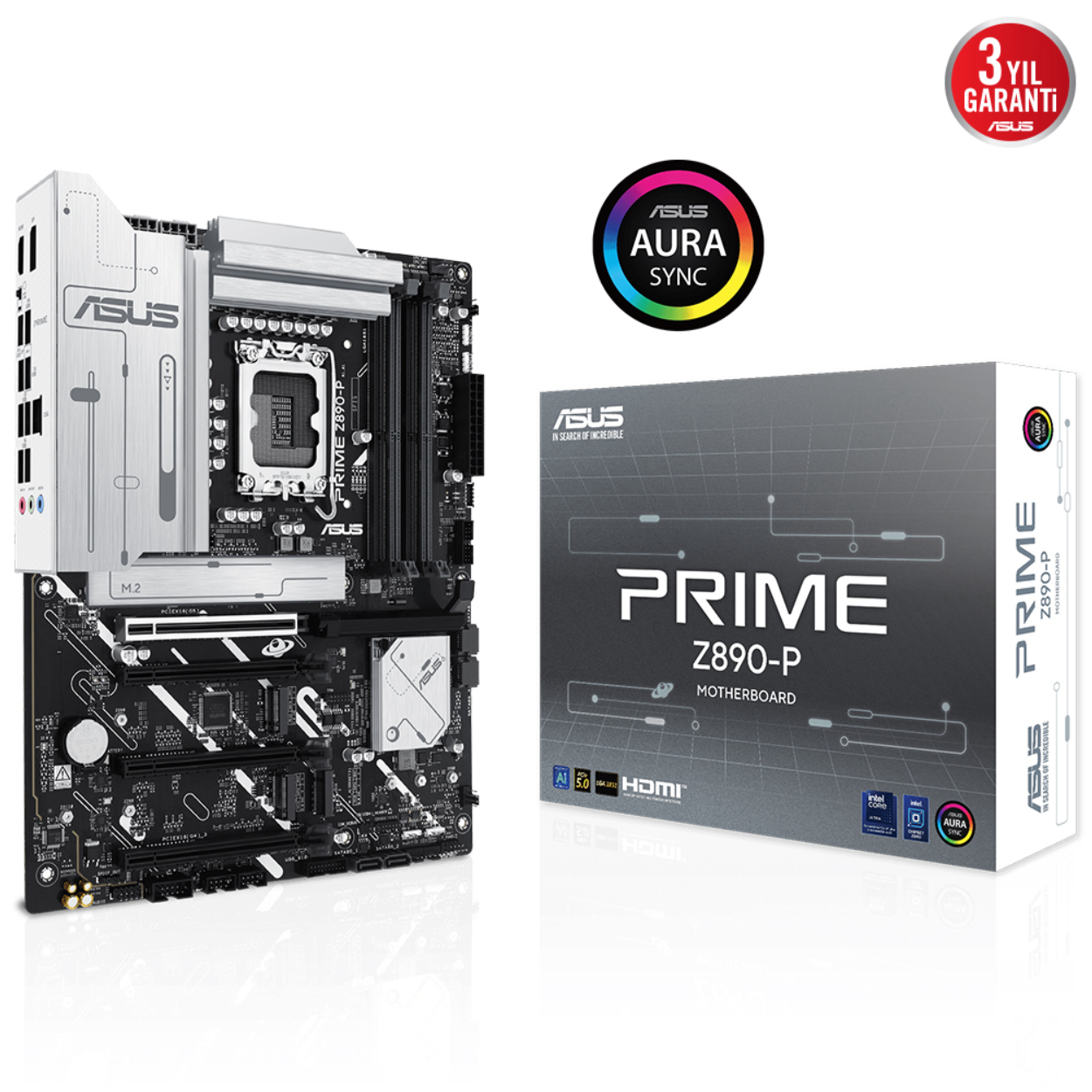 Asus PRIME Z890-P 1851P DDR5 8400 Type-C 4xM2 HDMI DP ATX