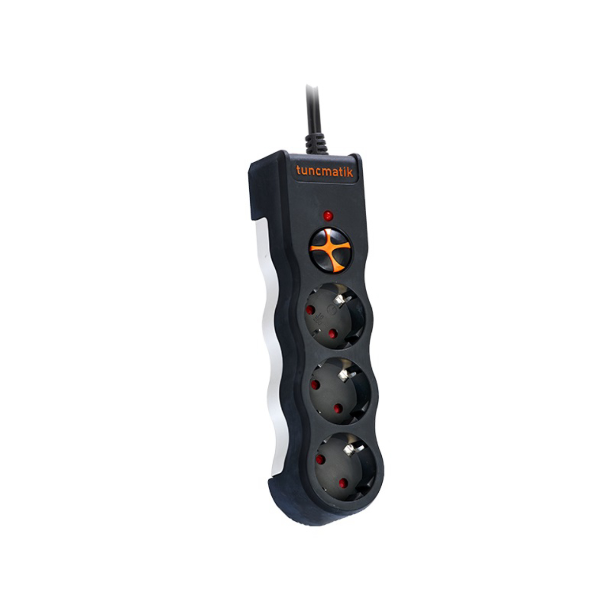 Tunçmatik Powersurge 3-lü Akım Korumalı Priz Siyah (TSK19010)