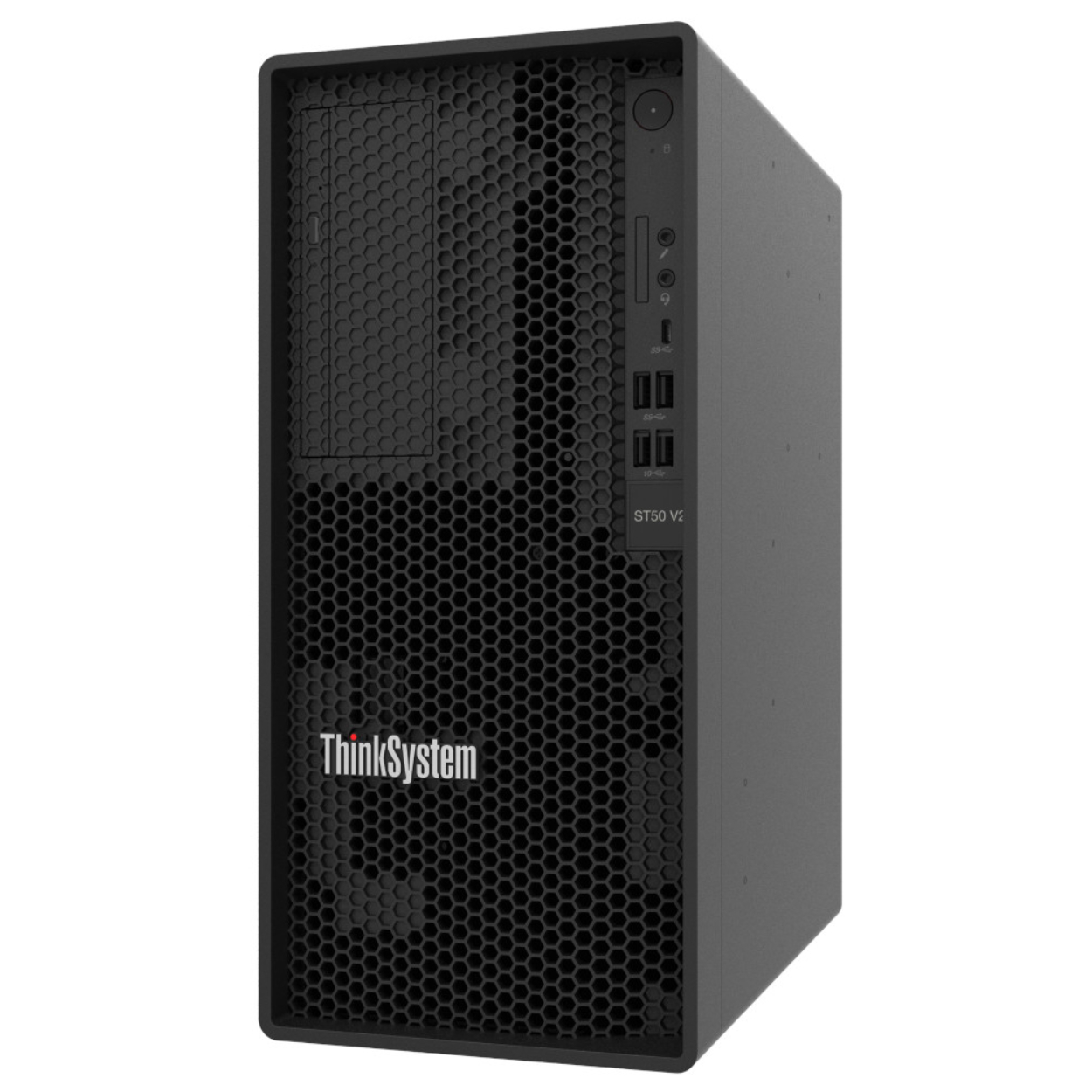 Lenovo ST50 [E-2324G] 1x16GB 2x960GB SSD 500W Raid 0,1 FDo 4U Kasa  [7D8JA043EA]
