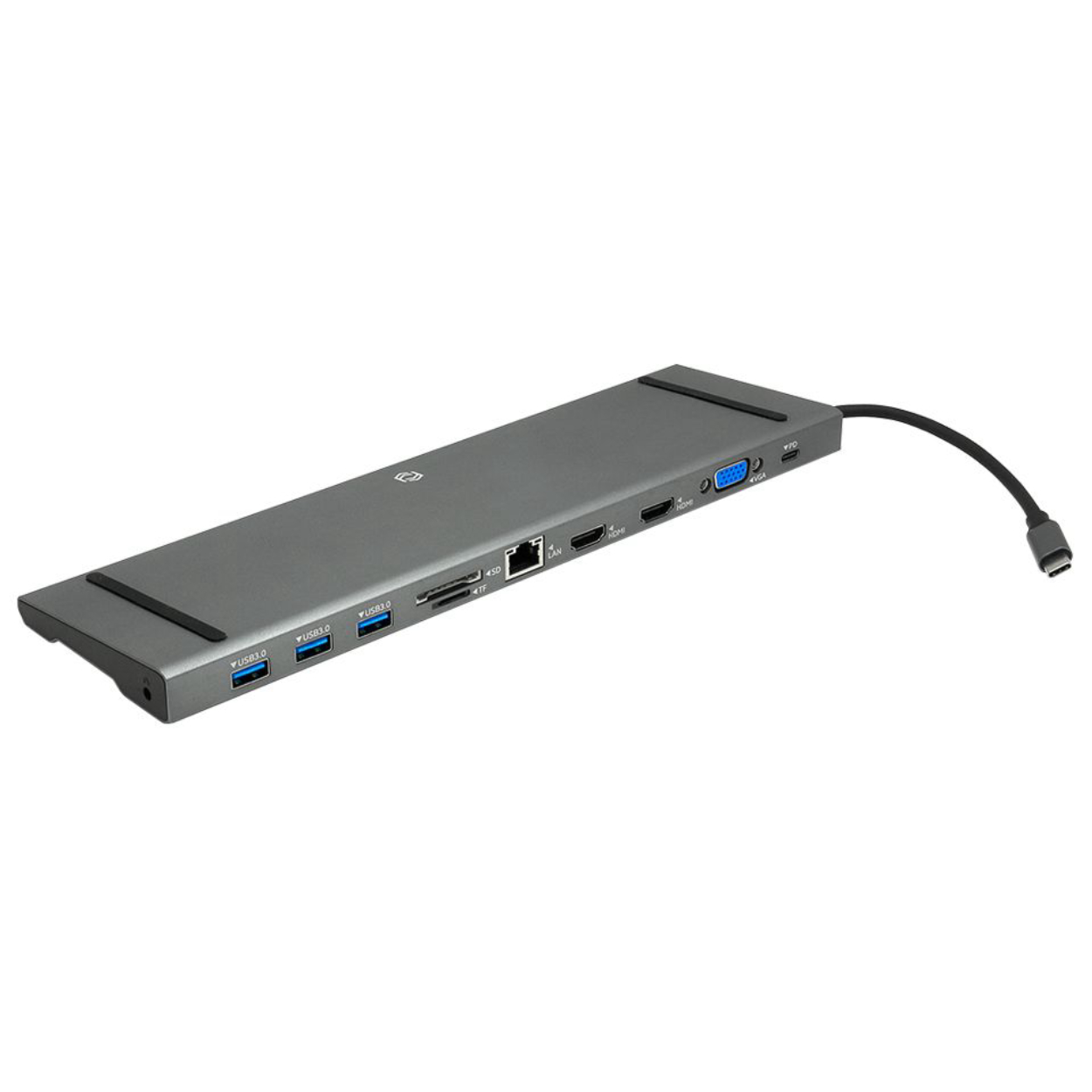 Frisby FA-7722TC USB Type-C to 2xHDMI+VGA+3xUSB 3.0+SD/TF+RJ45 Ethernet Çevirici