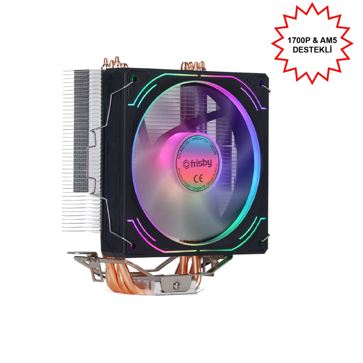 Frisby Intel 1200/1700 Amd AM4/AM5 İşlemci Soğutucu [FCL-F1334C]