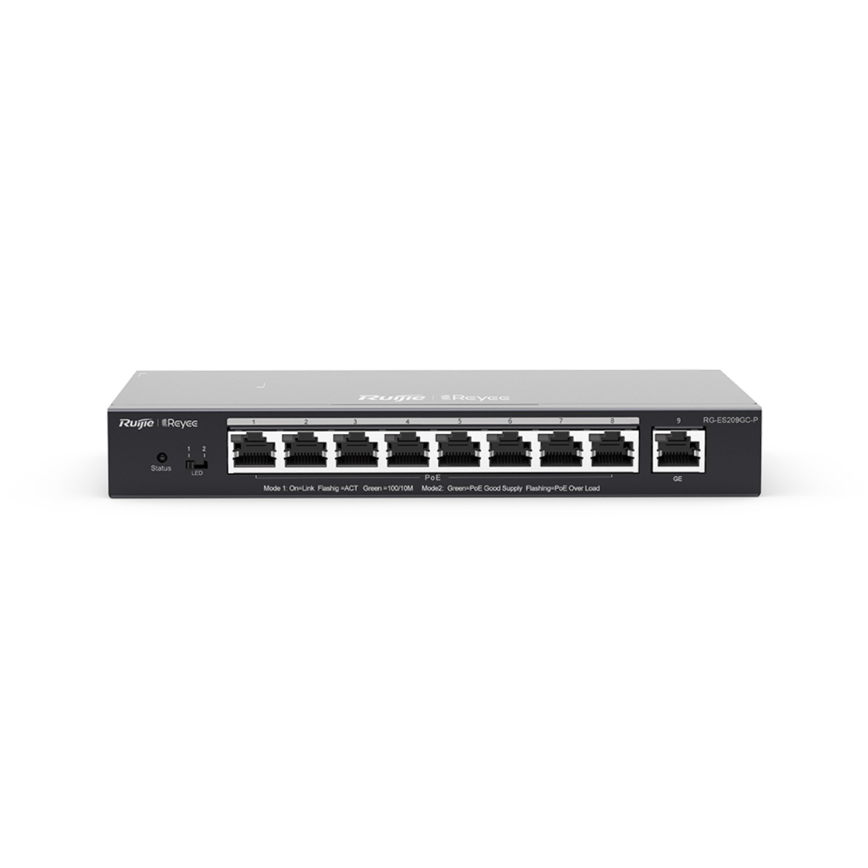 Ruijie Reyee RG-ES209GC-P 9Port Gigabit PoE 120W Gigabit Akıllı Bulut Yönetimli