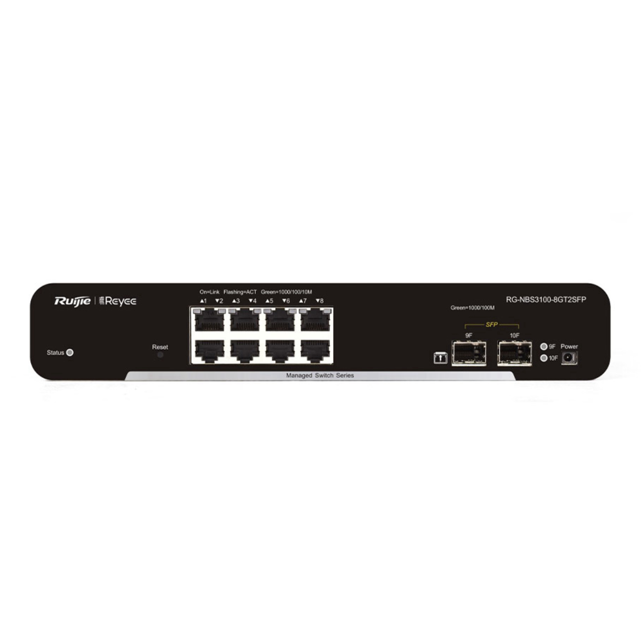 Ruijie Reyee RG-NBS3100-8GT2SFP  8port Gigabit  +2SFP L2 Yönetilebilir Switch