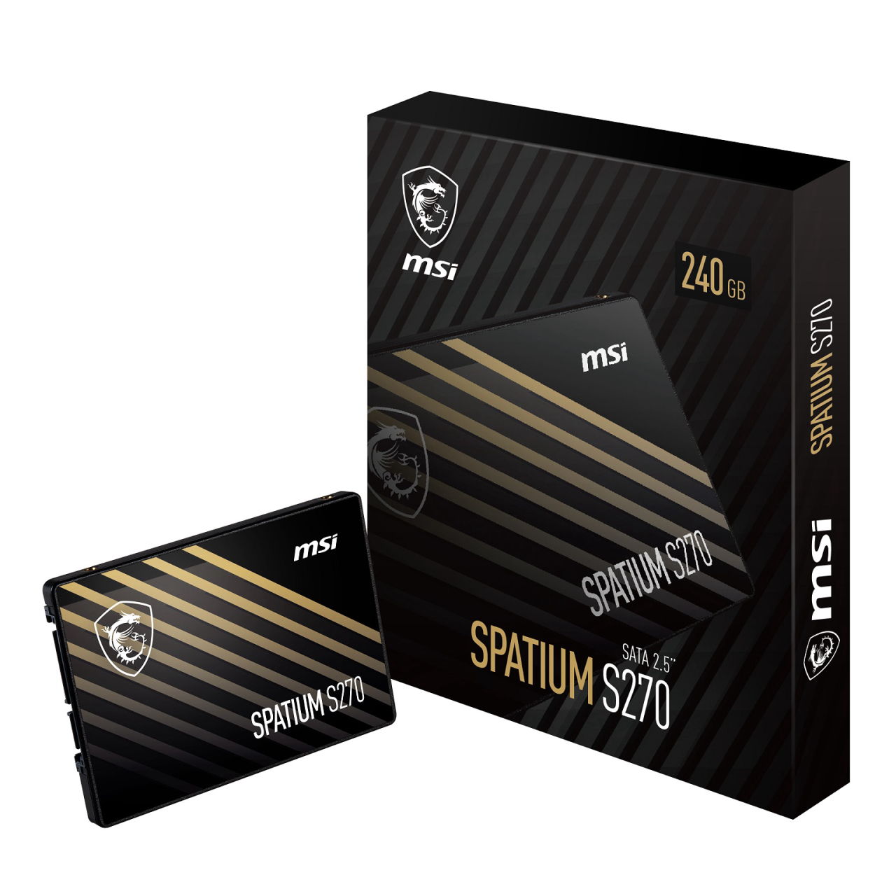MSI 240GB SPATIUM S270 SATA 2.5"  240GB 500-400MB/s