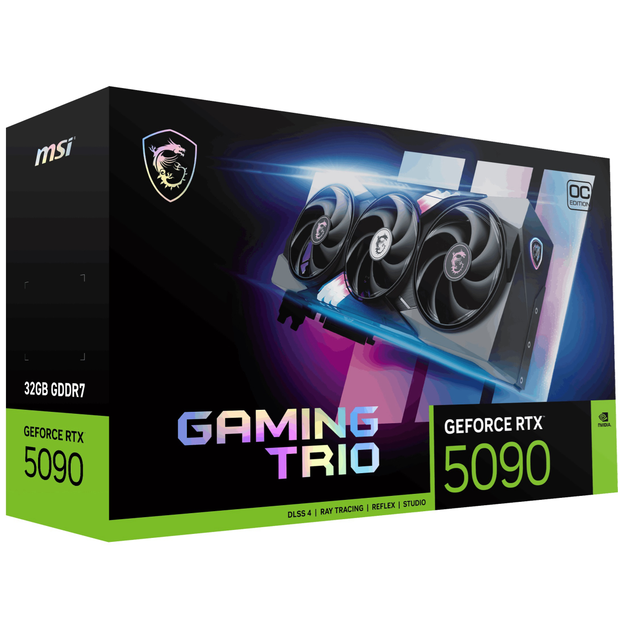 MSI 32GB GEFORCE RTX 5090 32G GAMING TRIO OC GDRR7 [512bit] PCI 5.0 1xHDMI 3xDP