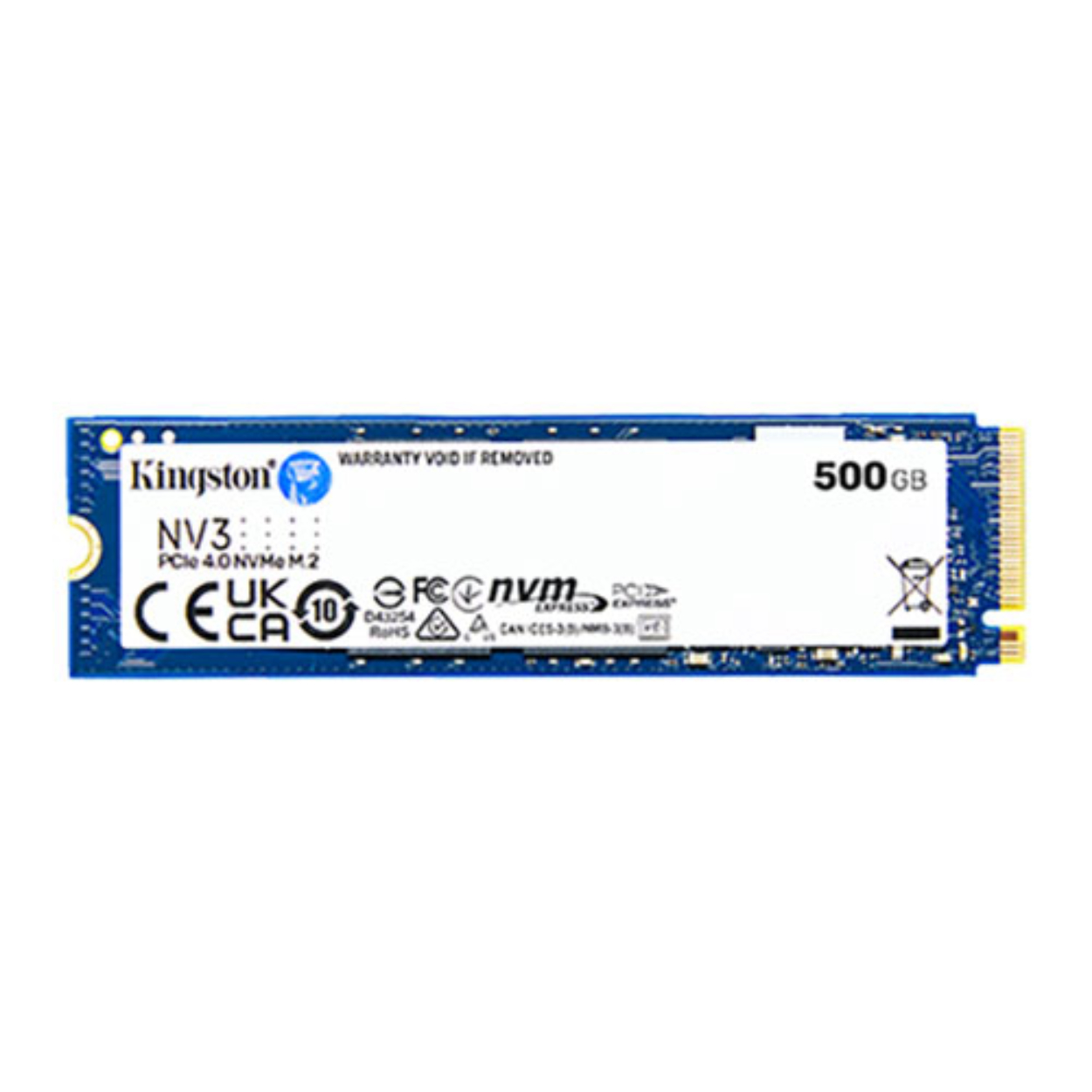 Kingston NV3 500GB M2 NVMe Gen4 5000/3000MB/s (SNV3S/500G)