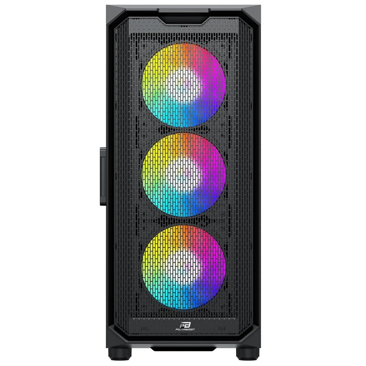 PowerBoost PB-P521B 750w 80+ Bronze USB 3.0 Mesh ARGB Fan Siyah ATX Kasa