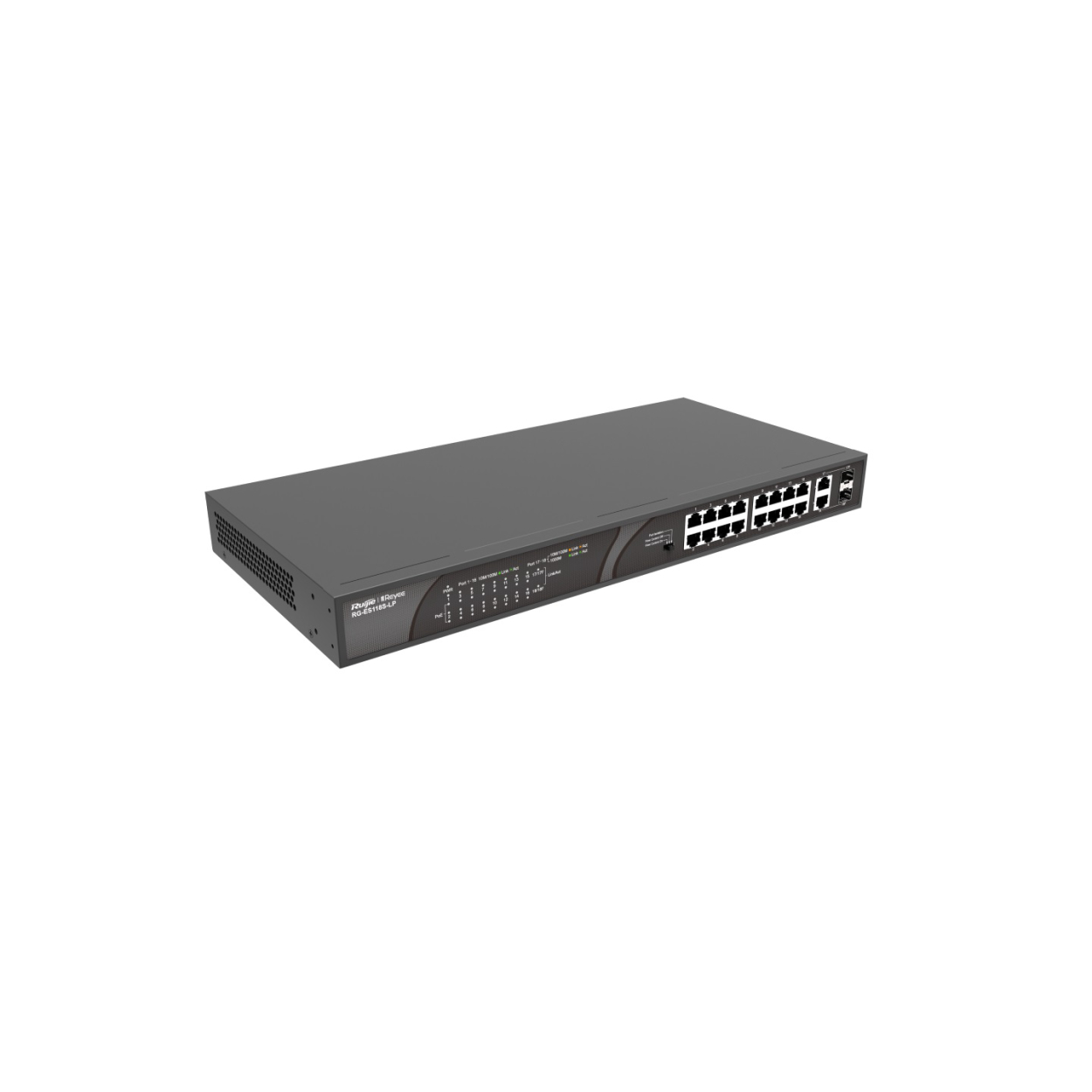 Ruijie Reyee RG-ES118S-LP 18port,10/100 16Port Poe,2xGigabit Combo Port 120W Swi