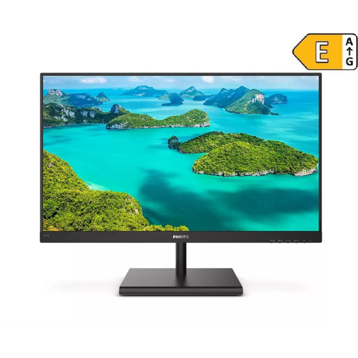 23.8" Philips 245E1S/00 IPS 4ms 75Hz HDMI VGA DP Vesa Siyah Monitör