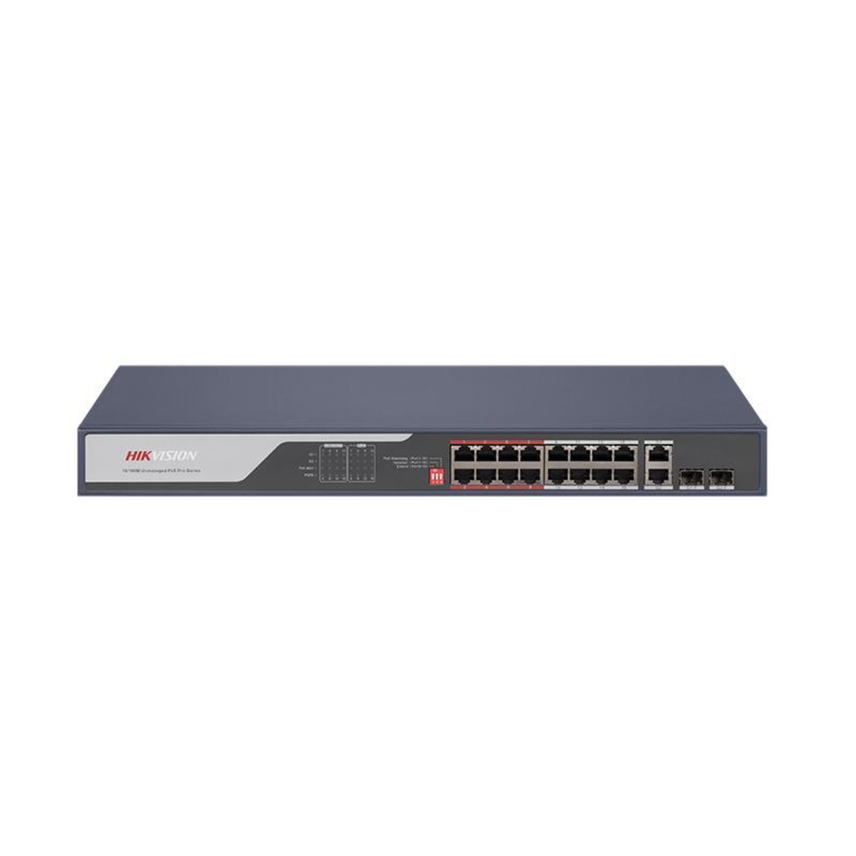 Hikvision DS-3E0318P-E(C) 16Port 10/100 Yönetilemez Poe 225W Switch