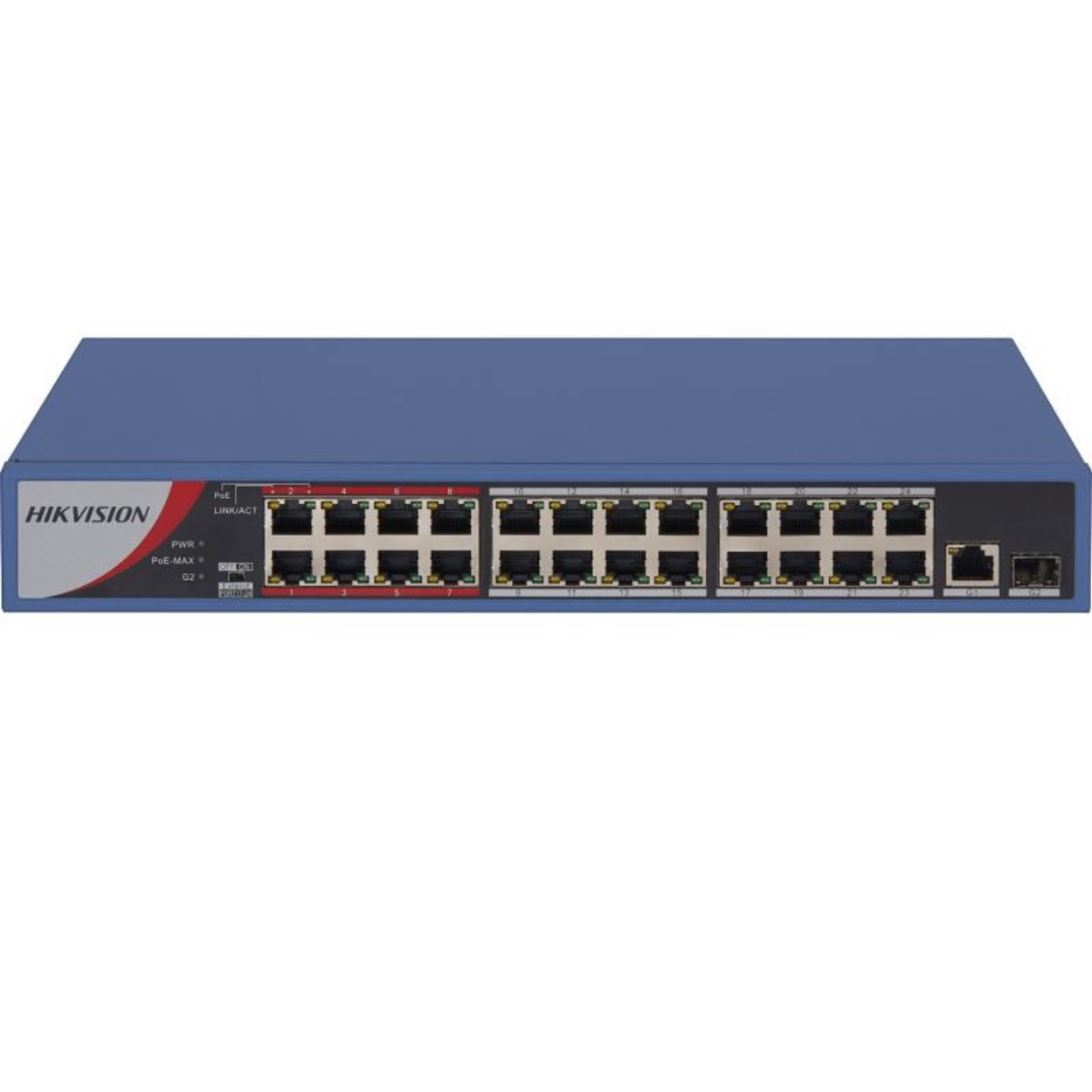Hikvision DS-3E0326P-E/M(C) 24Port 10/100 Yönetilemez Poe 230W Switch
