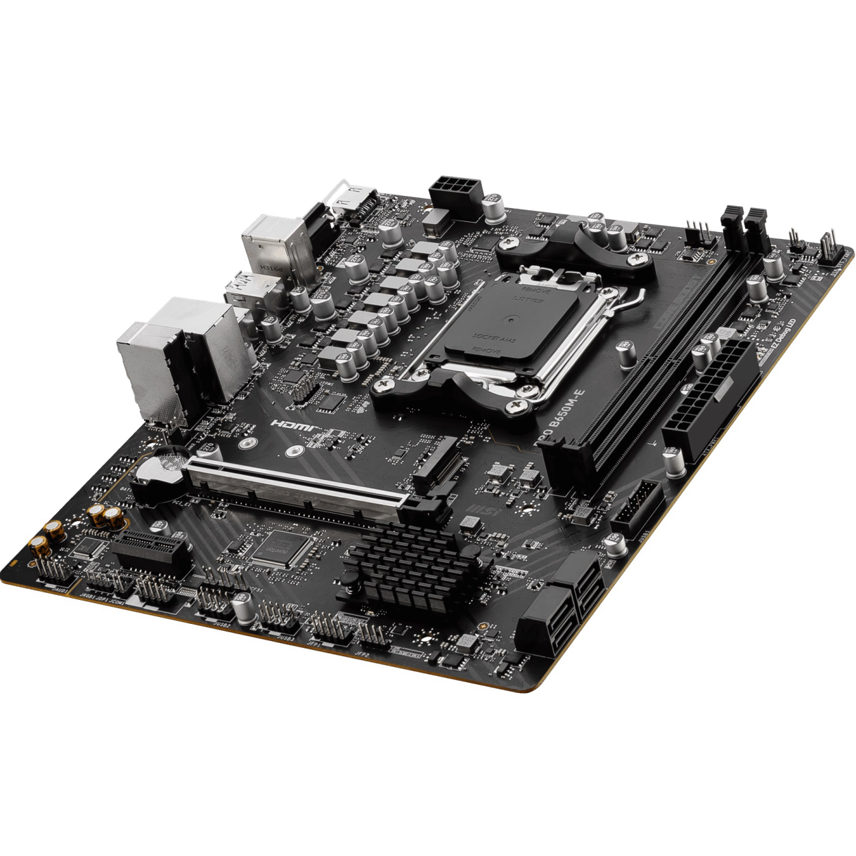 MSI PRO B650M-E AM5 DDR5 6800(OC) HDMI VGA M.2 USB3.2 2.5GLan mATX