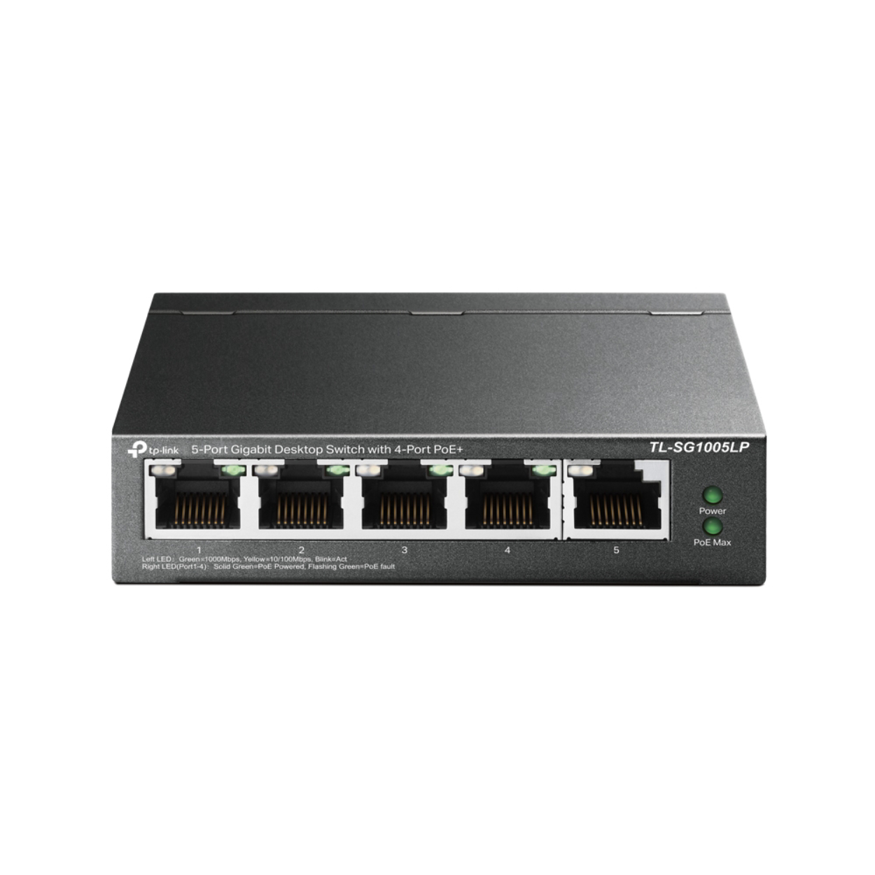 Tp-Link 5Port TL-SG1005LP 10/100/1000 4Port PoE Yönetilemez Switch