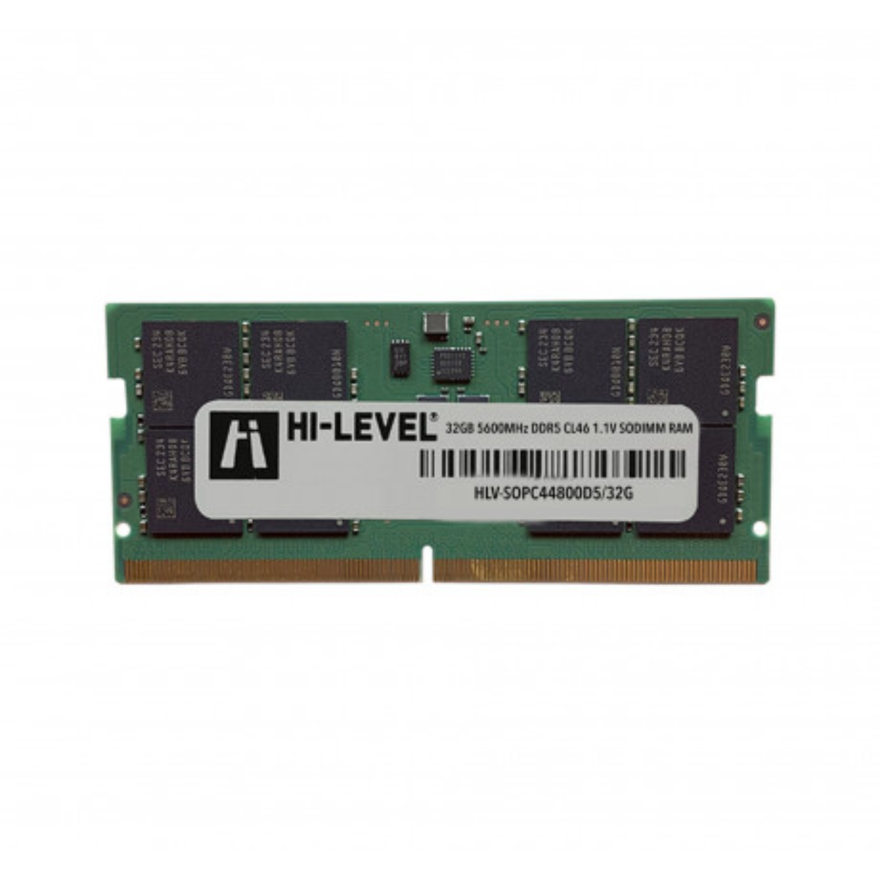Hi-Level 32GB 5600Mhz DDR5 CL46  1.1V Kutulu PC Bellek (HLV-PC44800D5-32G)