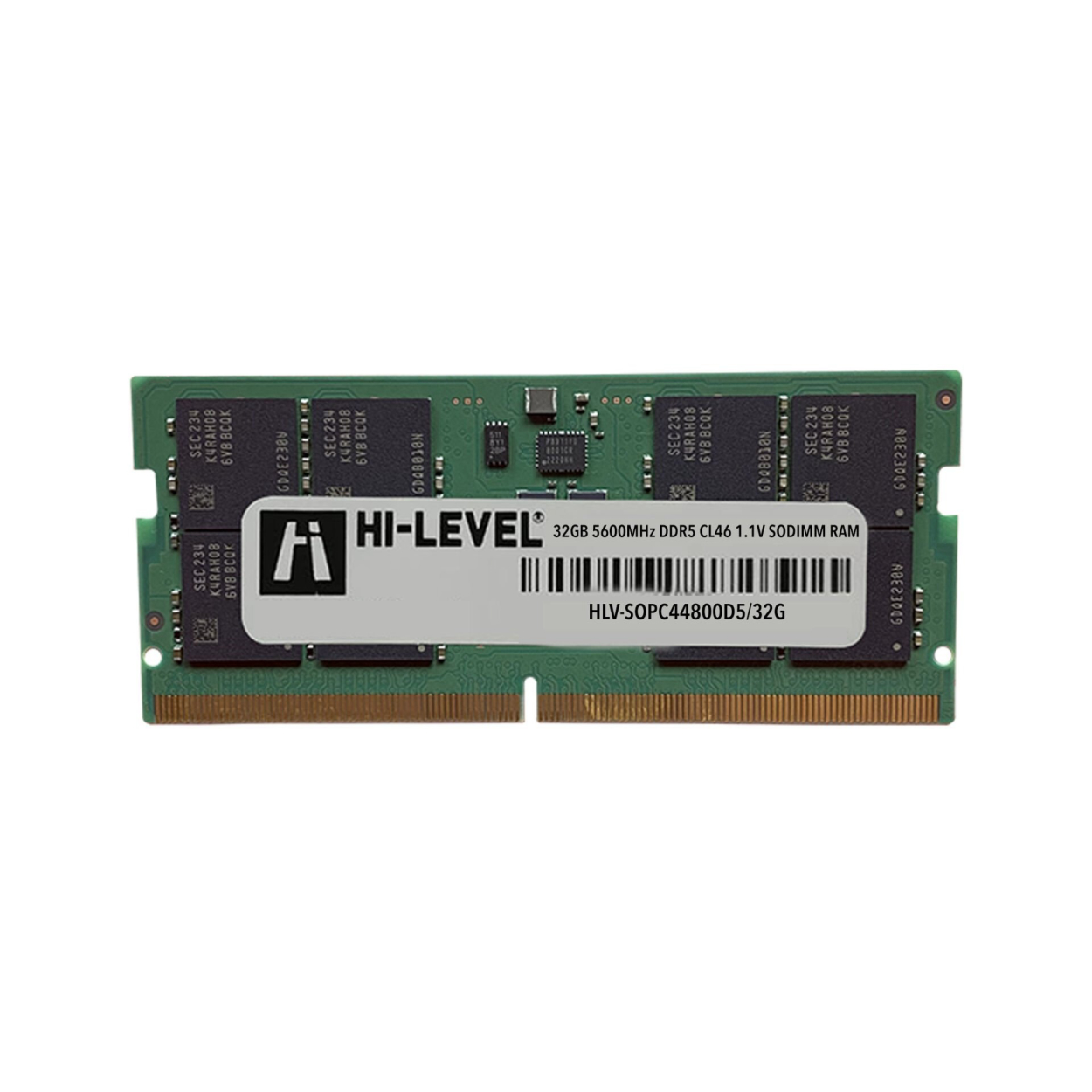 Hi-Level Sodimm 32GB 5600MHz DDR5 Notebook Bellek (HLV-SOPC44800D5/32G)