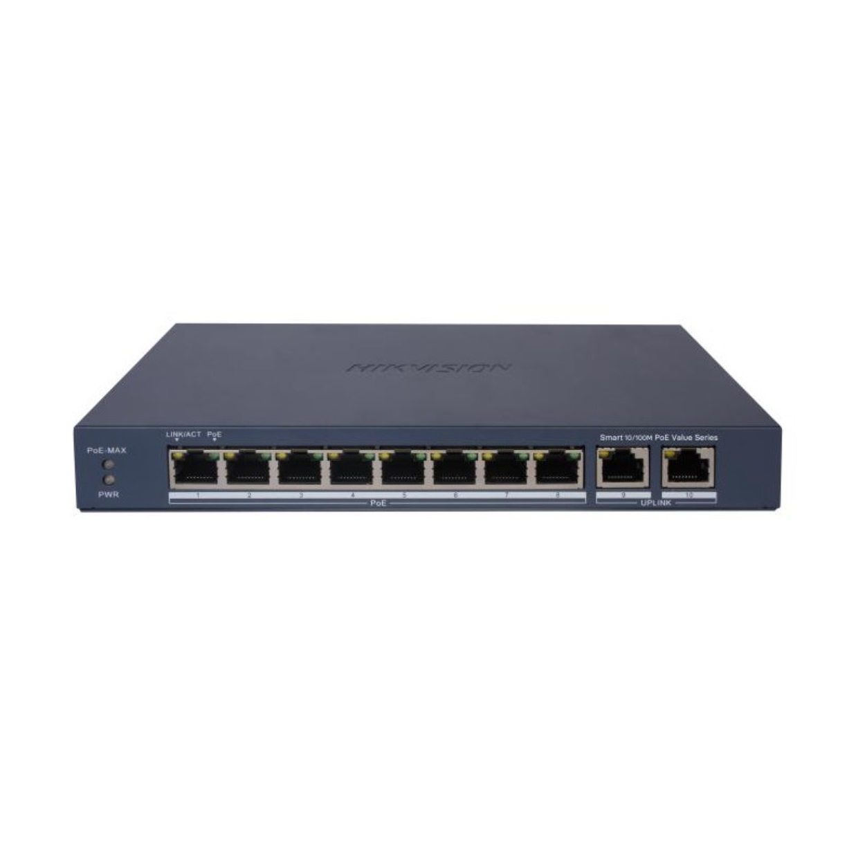 Hikvision DS-3E1310P-EI/M 8Port 10/100 Yönetilebilir Poe 60W Switch