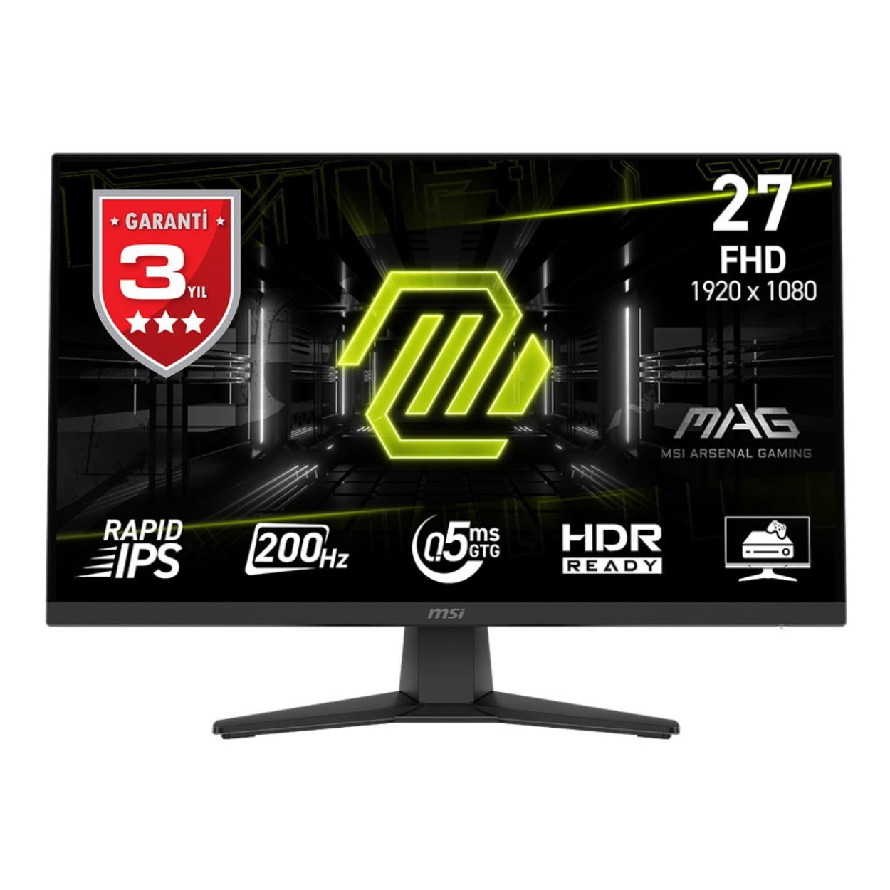 27" MSI MAG 272F 0.5ms 200Hz IPS HDMI DP Gaming Monitör