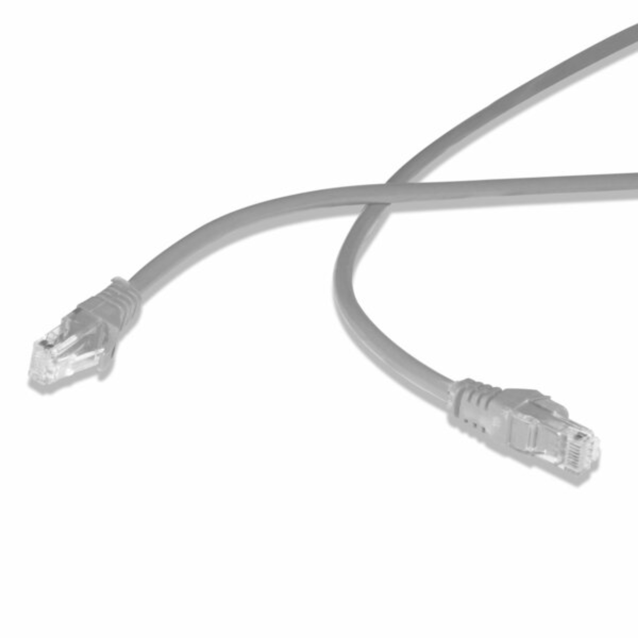 Flaxes 30cm Cat6 Gri Patch Network Kablo (FNK-6003G)