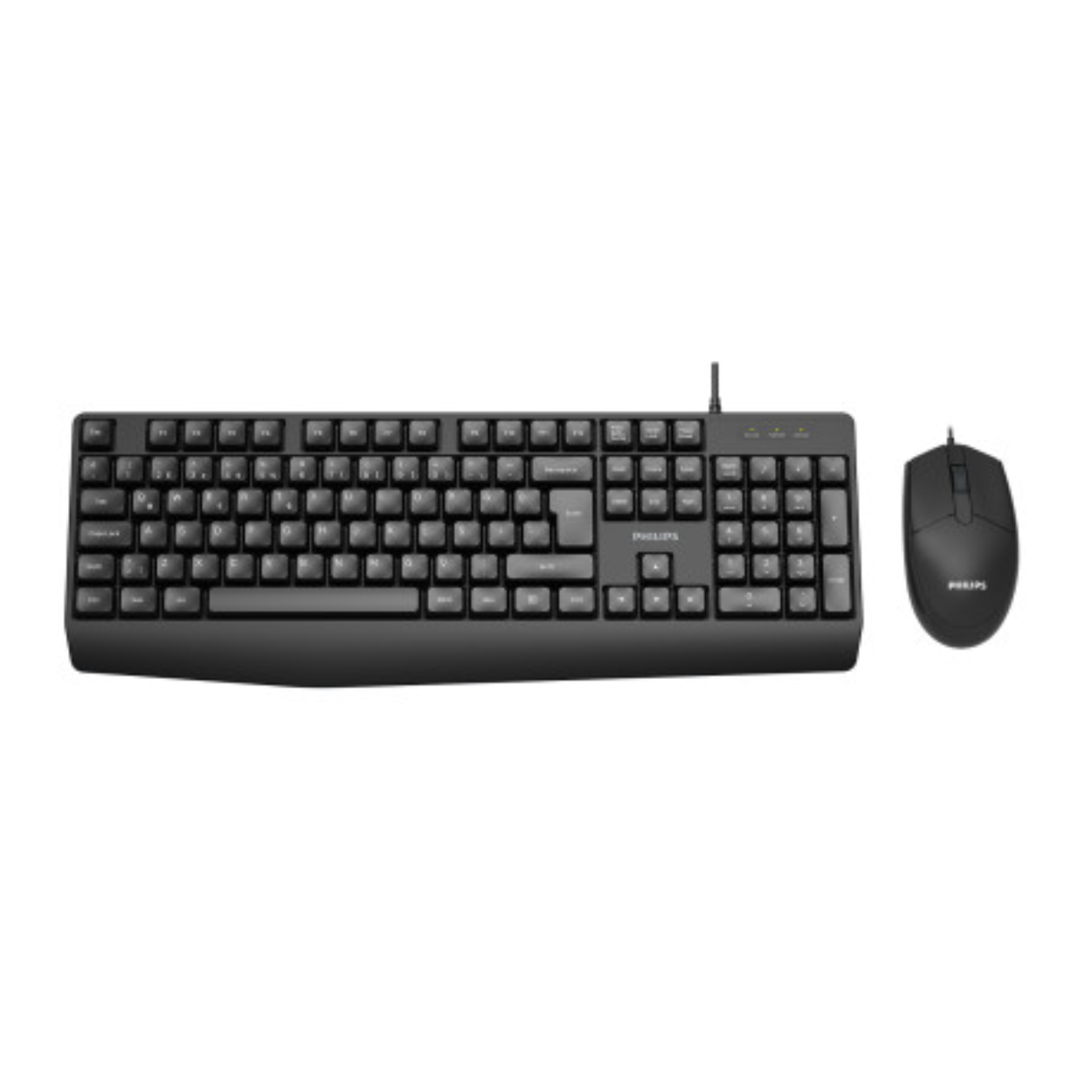 Philips Kablolu Q Klavye Mouse Set Siyah (SPT6237B)